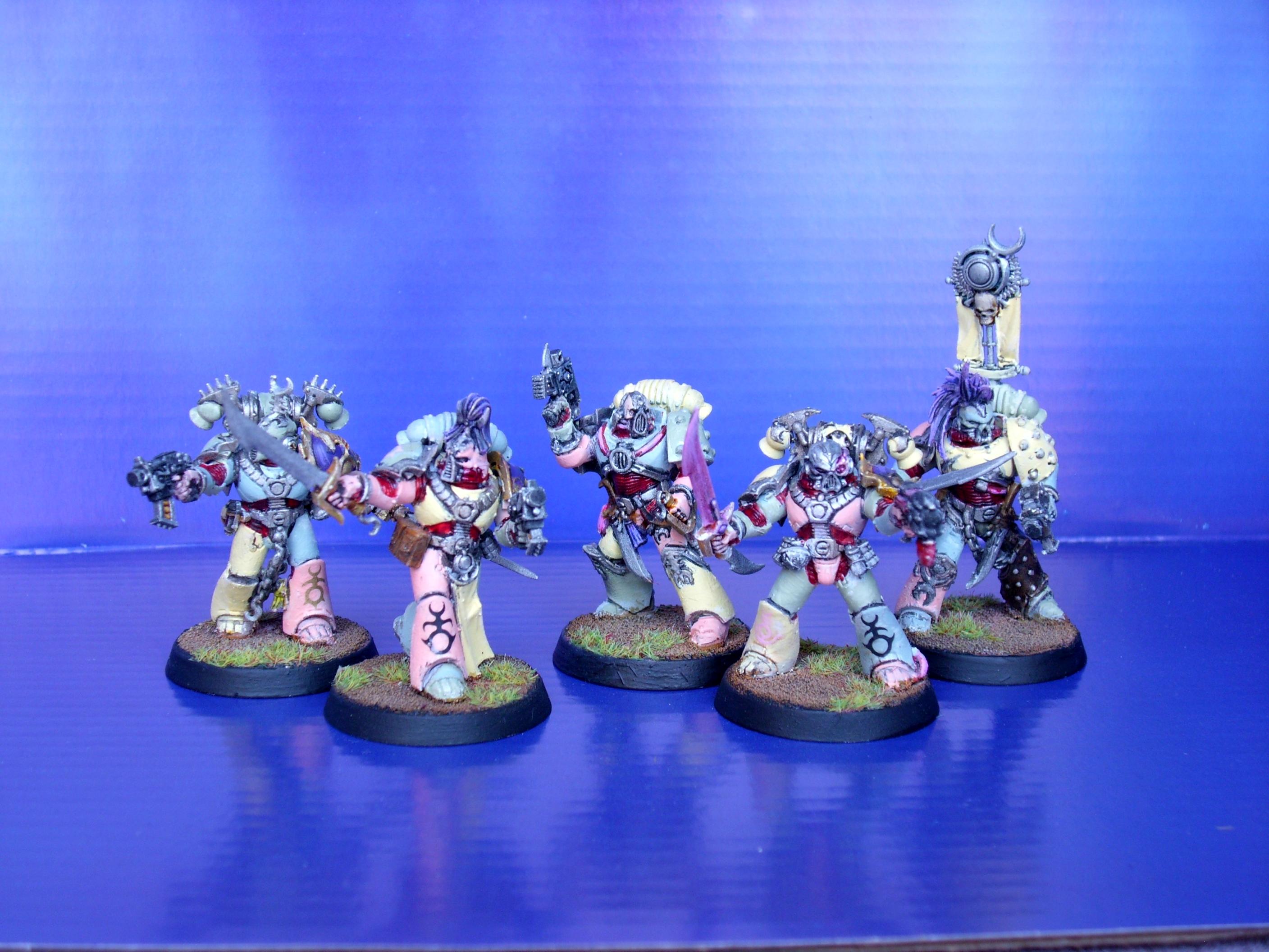 40k Heretic Astartes, Chaos Space Marines, Emperor's Children, Infractors, Slaanesh