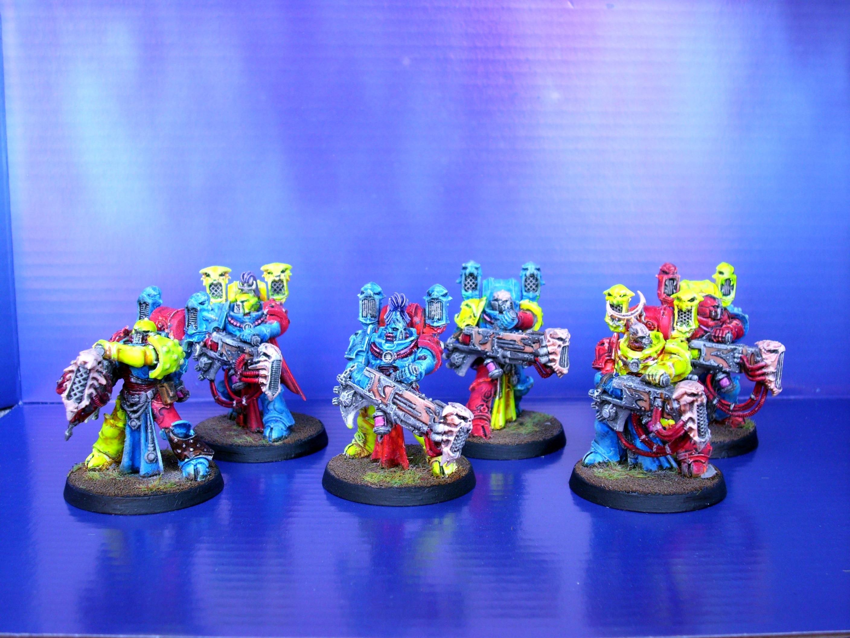 40k Heretic Astartes, Chaos Space Marines, Emperor's Children, Noise Marines, Slaanesh