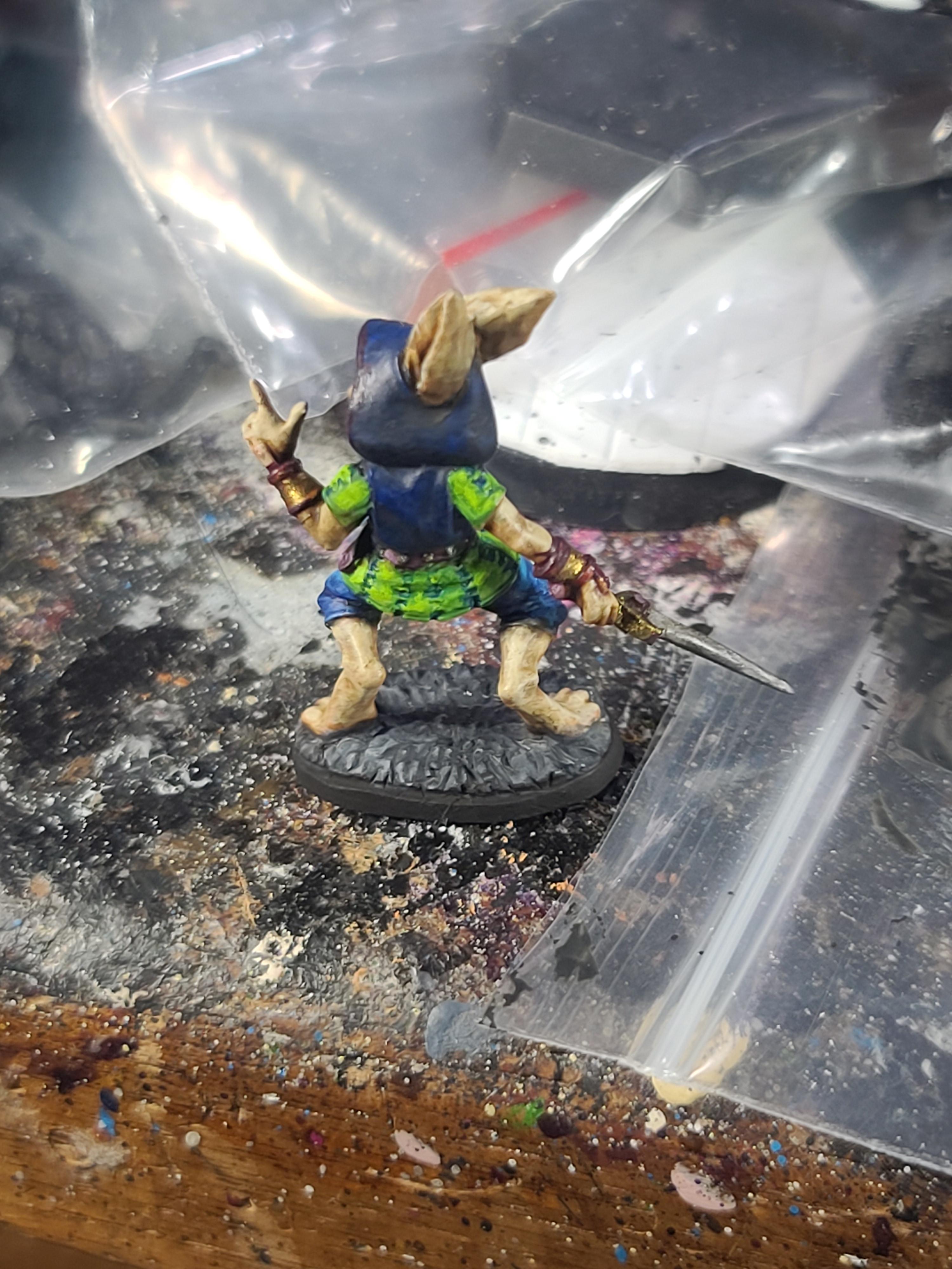 Dungeons And Dragons, Furry, Harefolk, Reaper Miniatures, Rogue