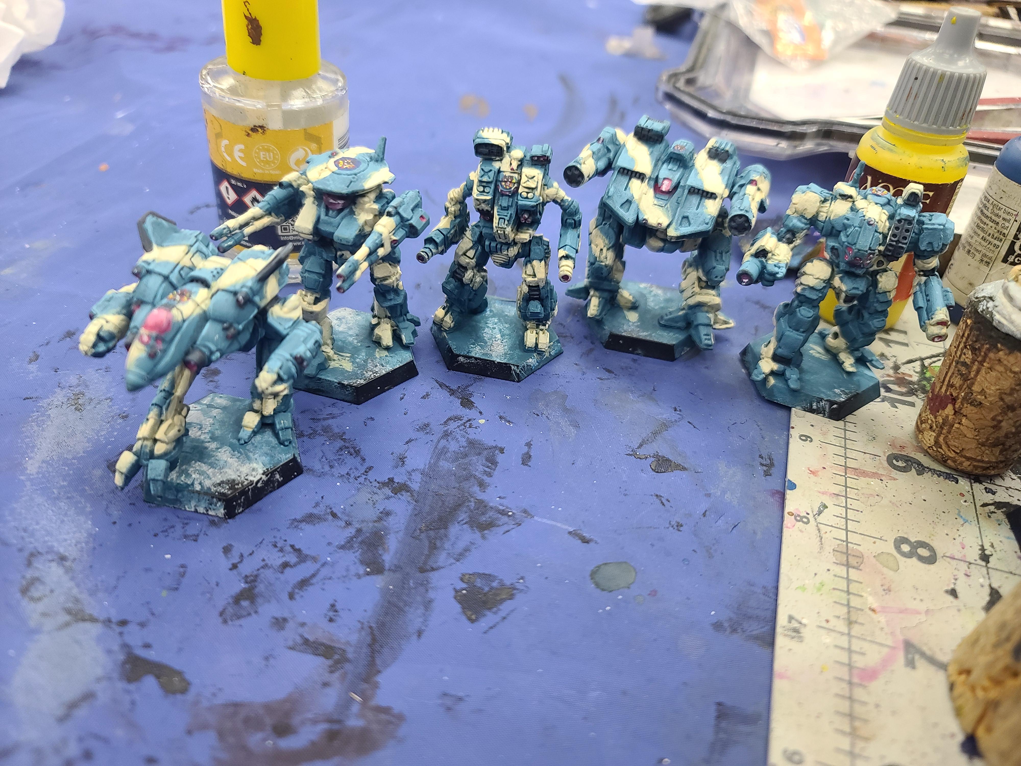 Battletech, Black Python, Catalyst Game Labs, Clan Nova Cat, Grizzly, Hellbringer, Kraken, Mech, Rifleman Iic