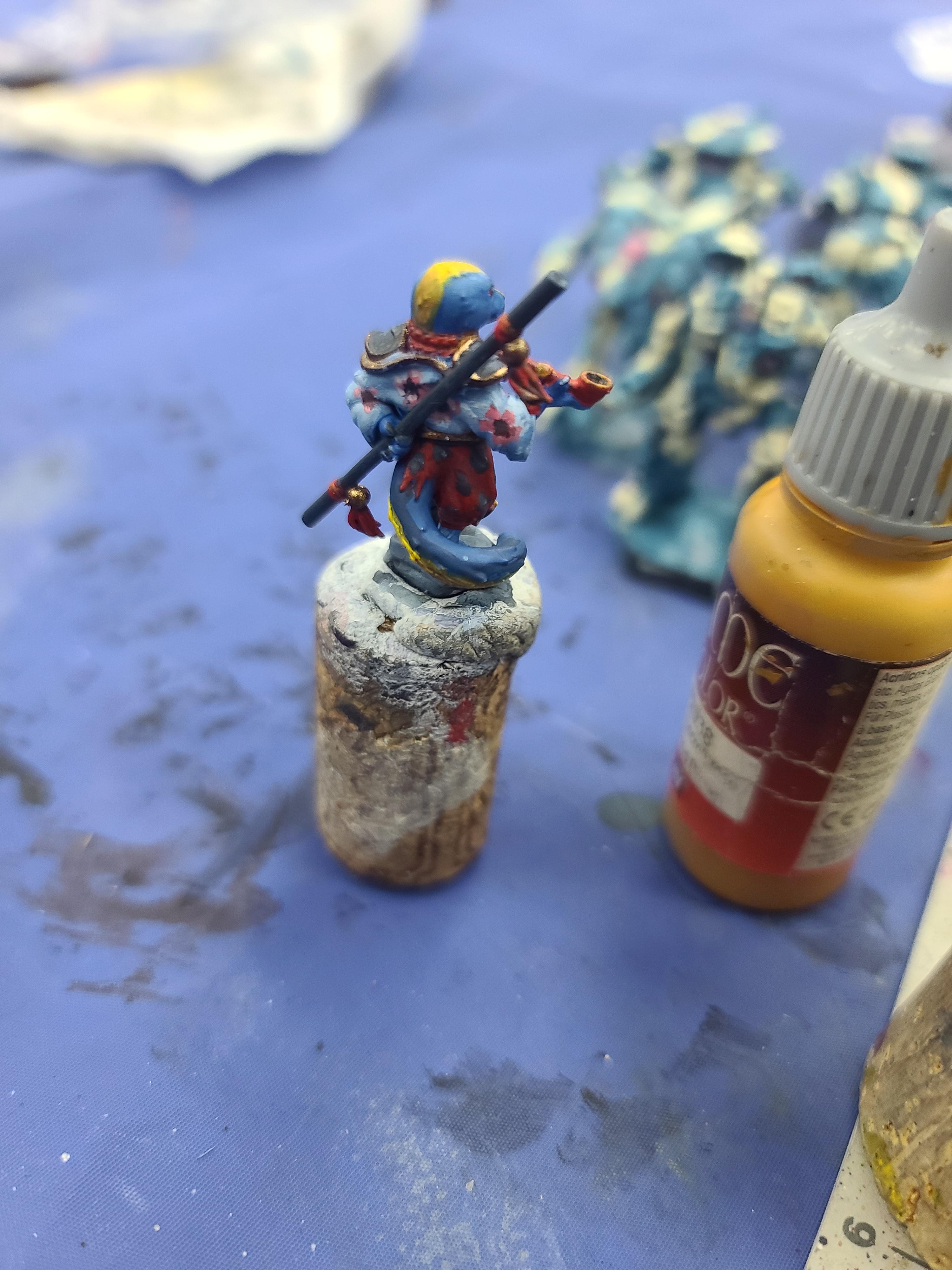 Dungeons And Dragons, Furry, Lizard, Mgs Miniatures, Monk, Oops Otter, The Master, Velrock