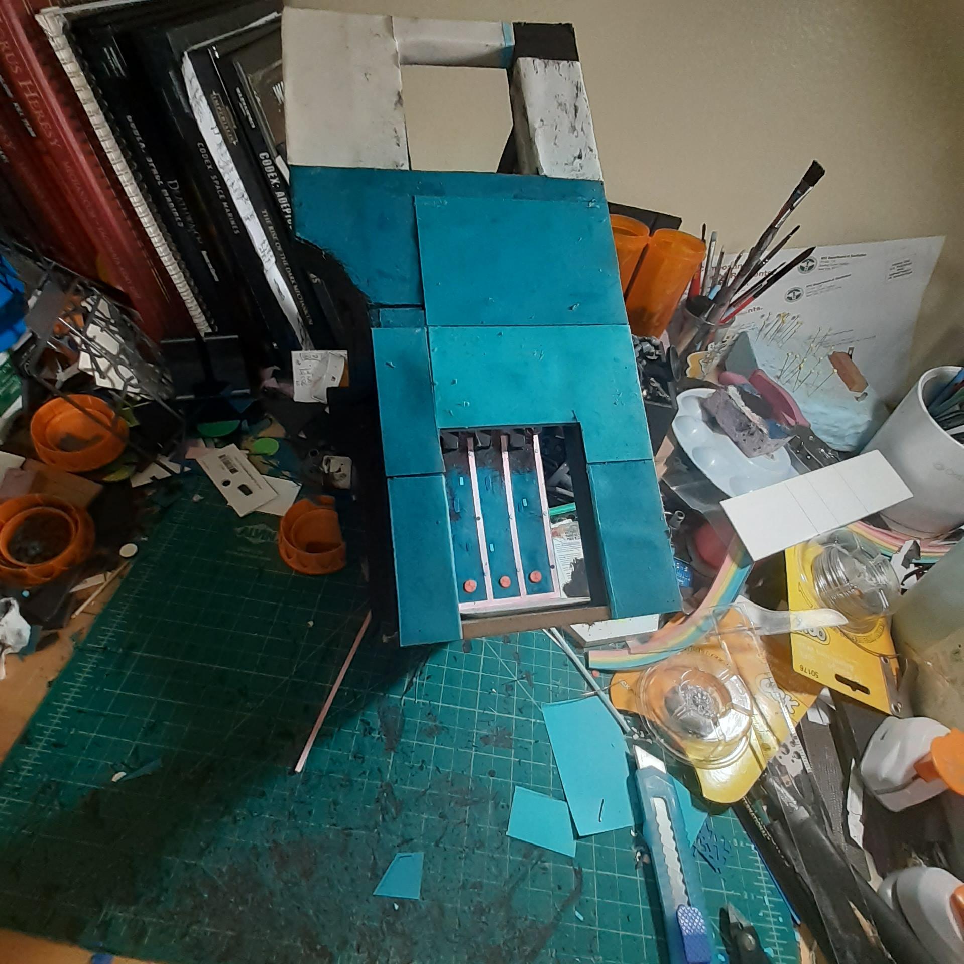 Blue, Dark, Inq28, Necromunda, Scratch Build, Spacehulk, Terrain, Wargaming, Warhammer 40,000