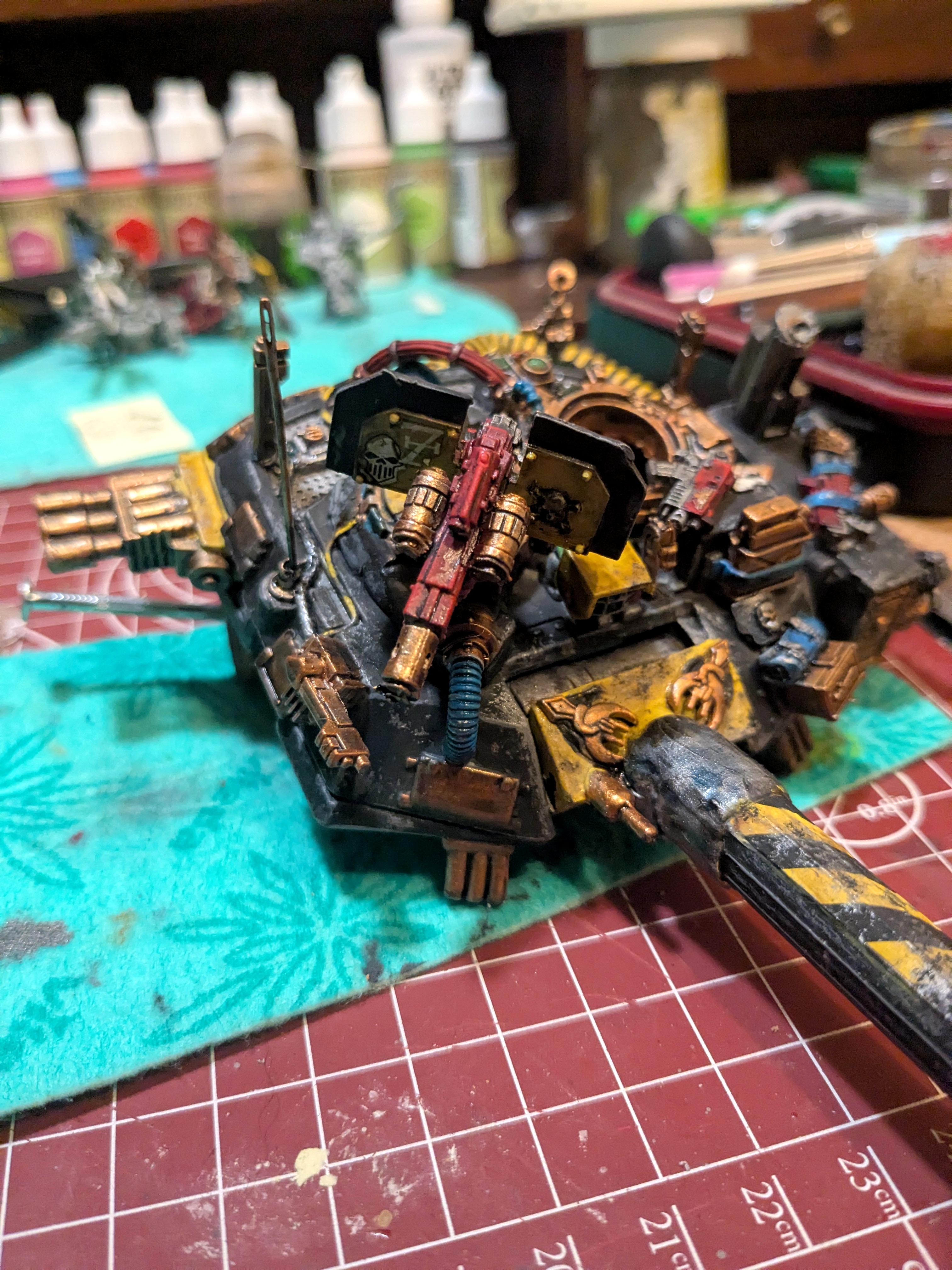Reclamator turret side