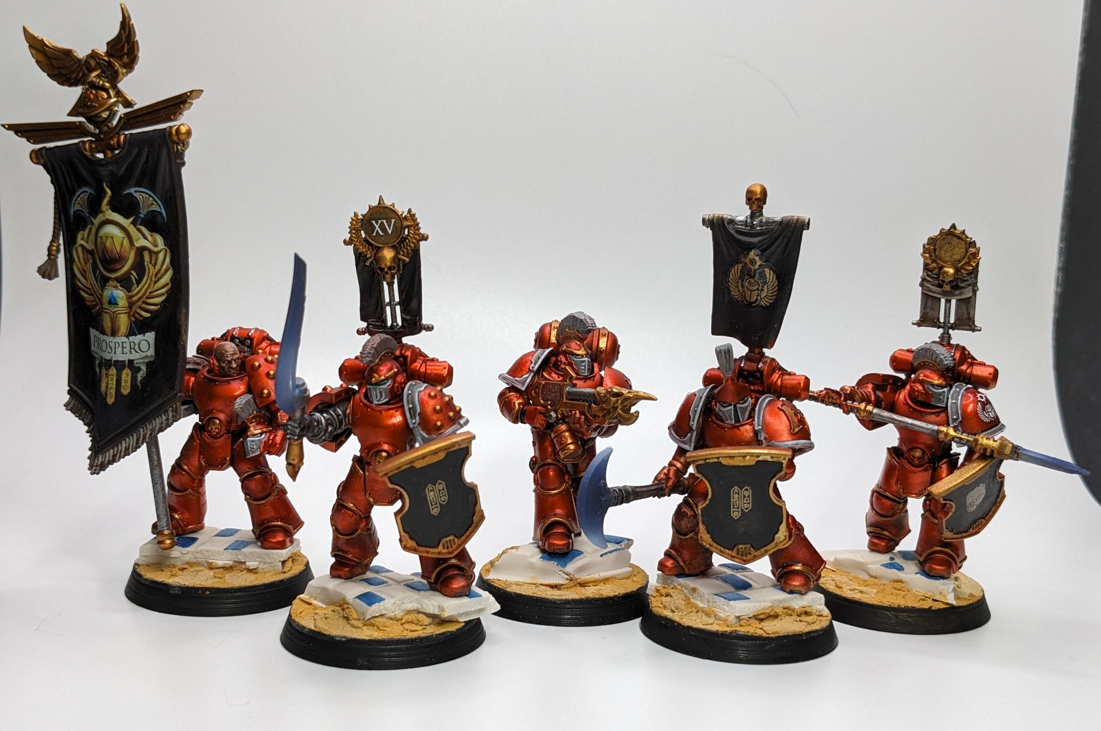Banner, Command Squad, Conversion, Headquarters, Heresy, Thousand Sons