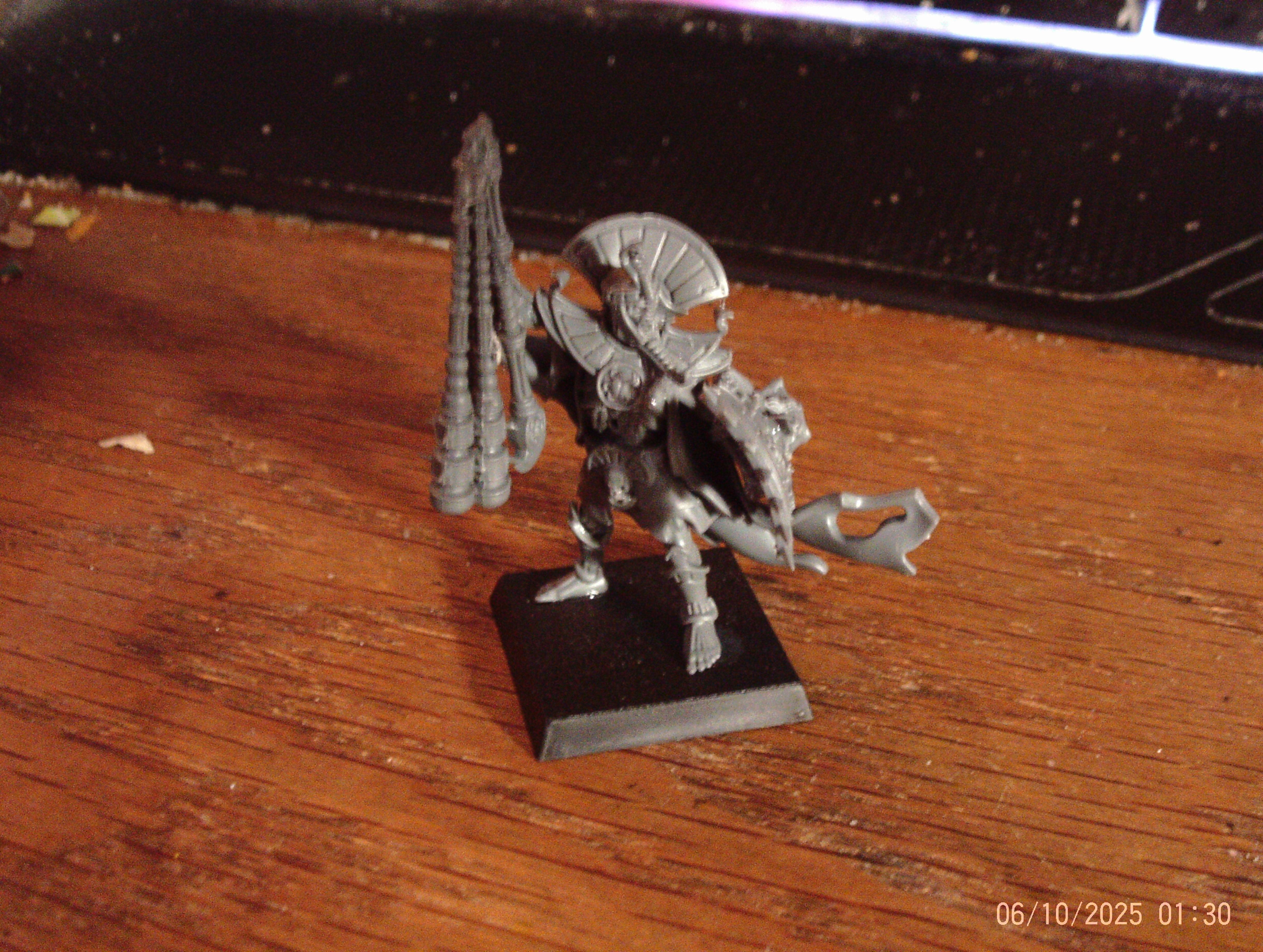 Tomb King with Flail and Shield assembled