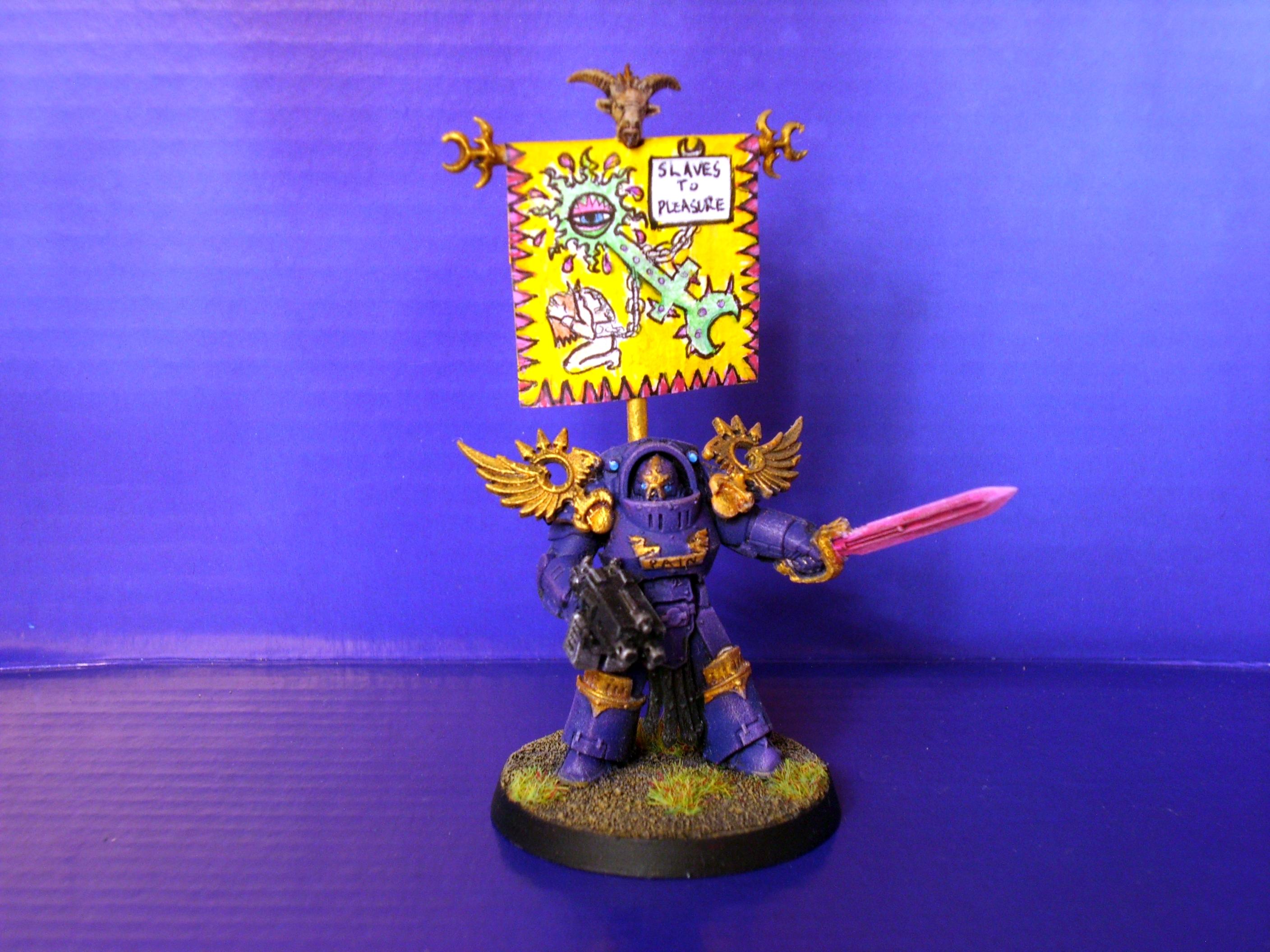 40k Heretic Astartes, Back Banners, Chaos Space Marines, Emperor's Children, Realm Of Chaos, Slaanesh, Slaves To Darkness, Slaves To Pelasure, Tartaros Terminators, Terminator Armor