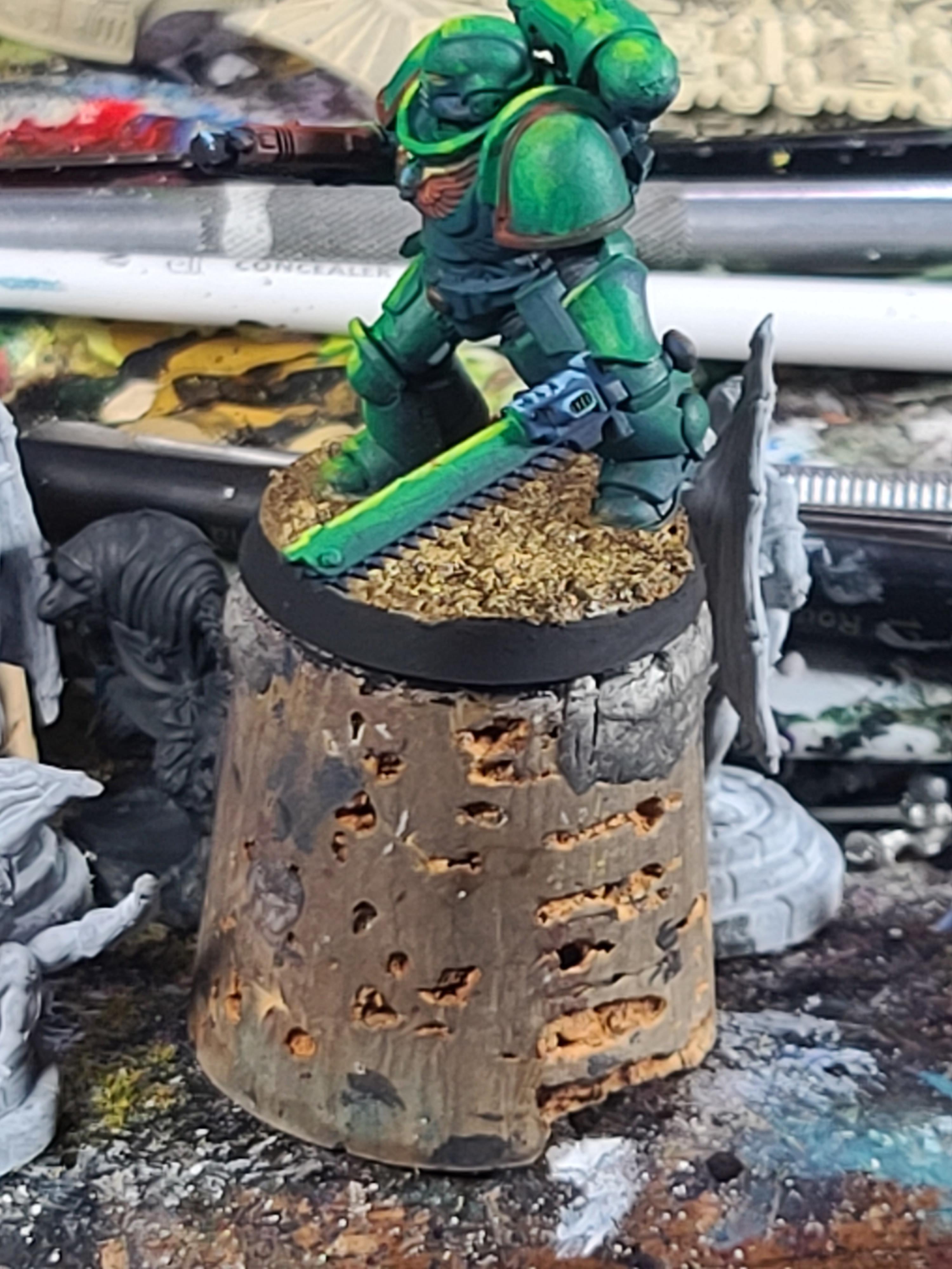 Painting Class Miniature, Salamanders, Space Marines, Volume Painting, Warhammer 40,000