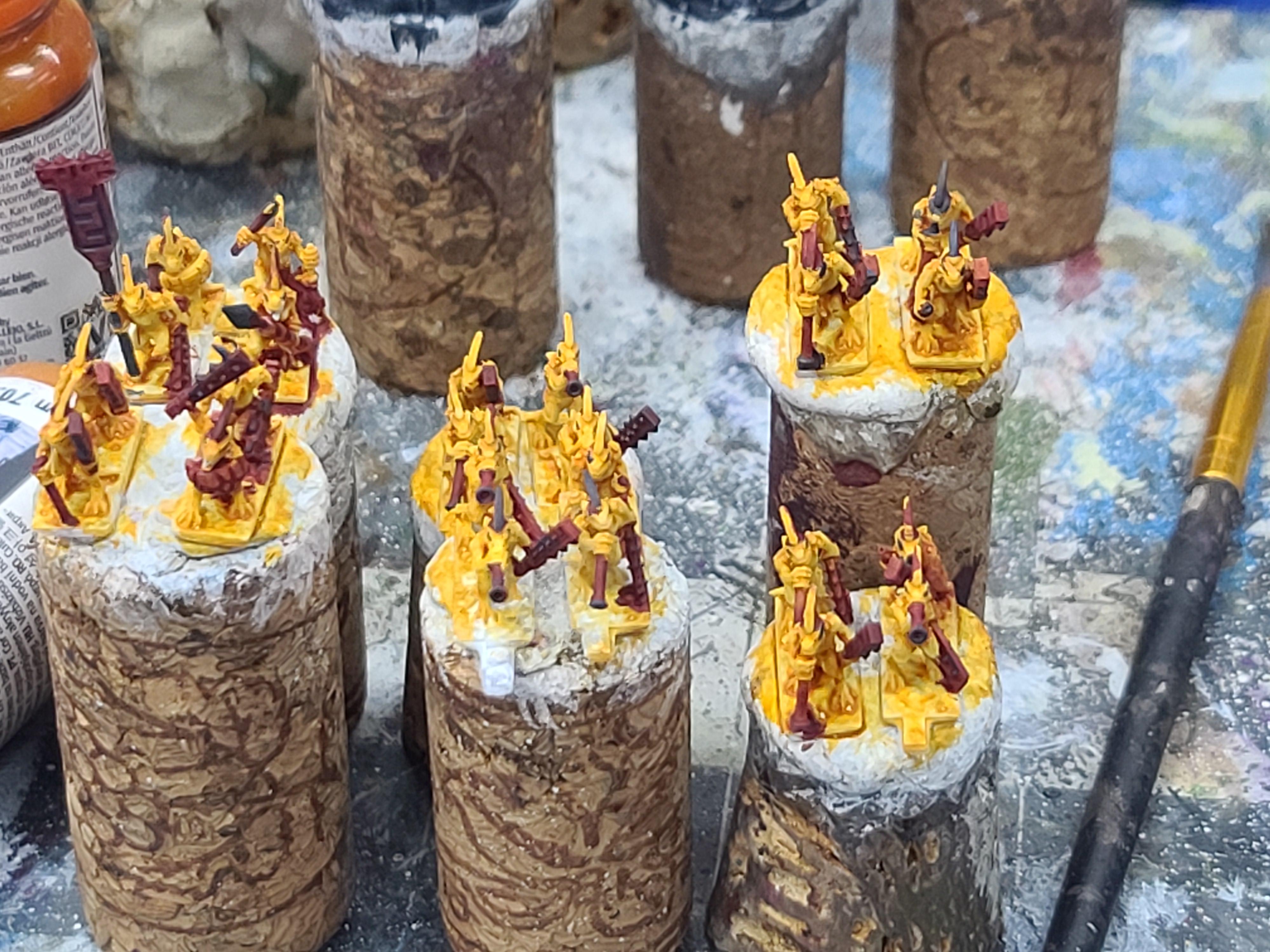 10mm, Forest Dragon Design, Lizardmen, Marvelous Minipaints, Skinks, Warmaster