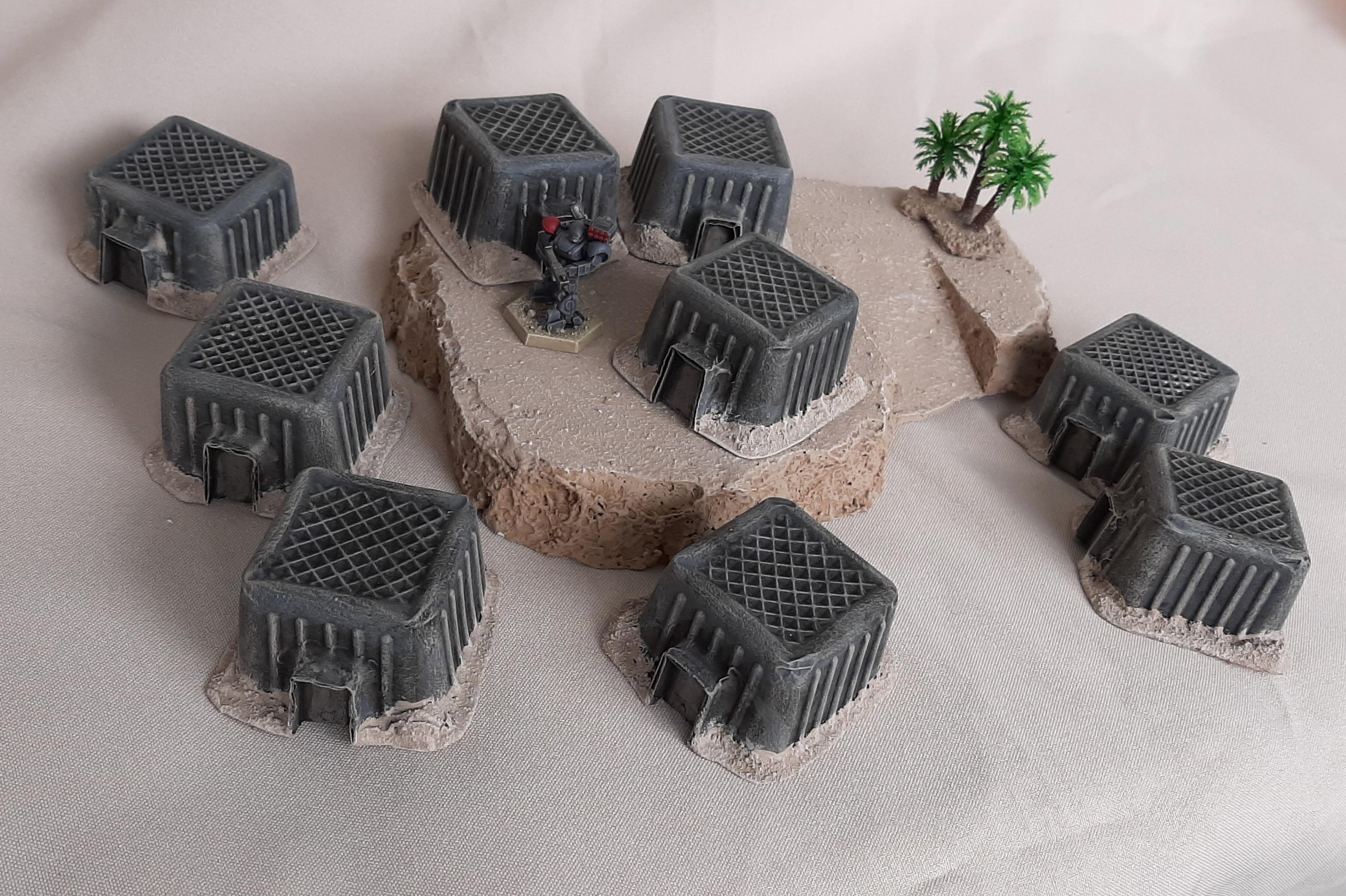 Badlands, Blitz, Buildings, Desert, Gear, Heavy, House, Outpost, Terrain