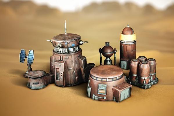 Badlands, Blitz, Buildings, Desert, Gear, Heavy, House, Outpost, Terrain