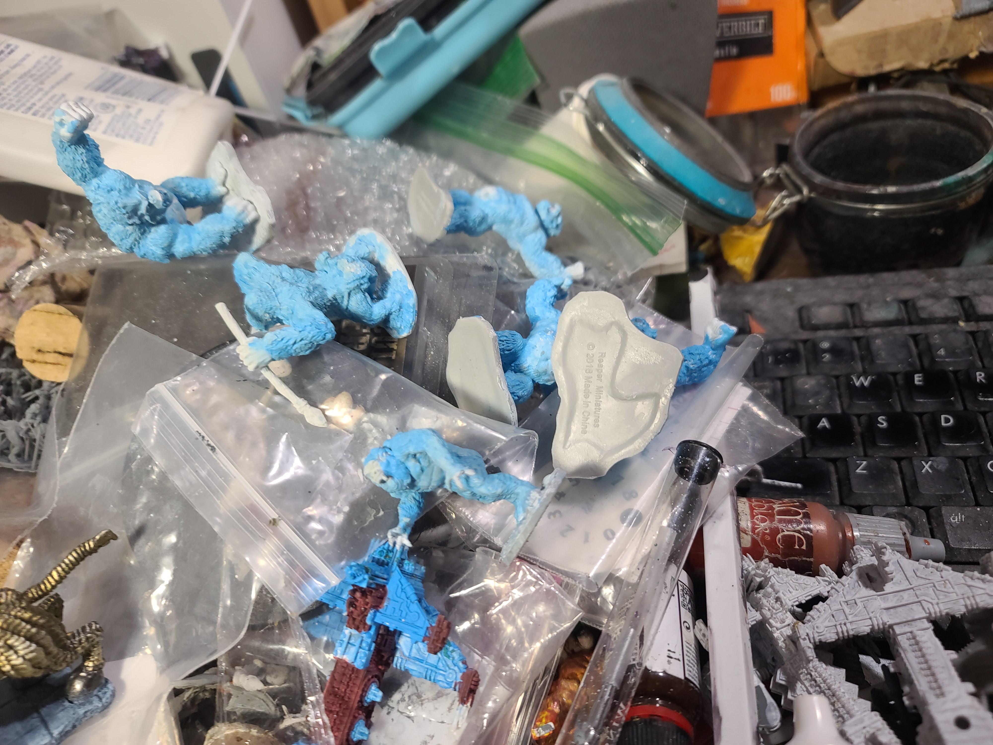 Bones, Dungeons And Dragons, Gorillas, Killer Apes, Monsters, Reaper Miniatures