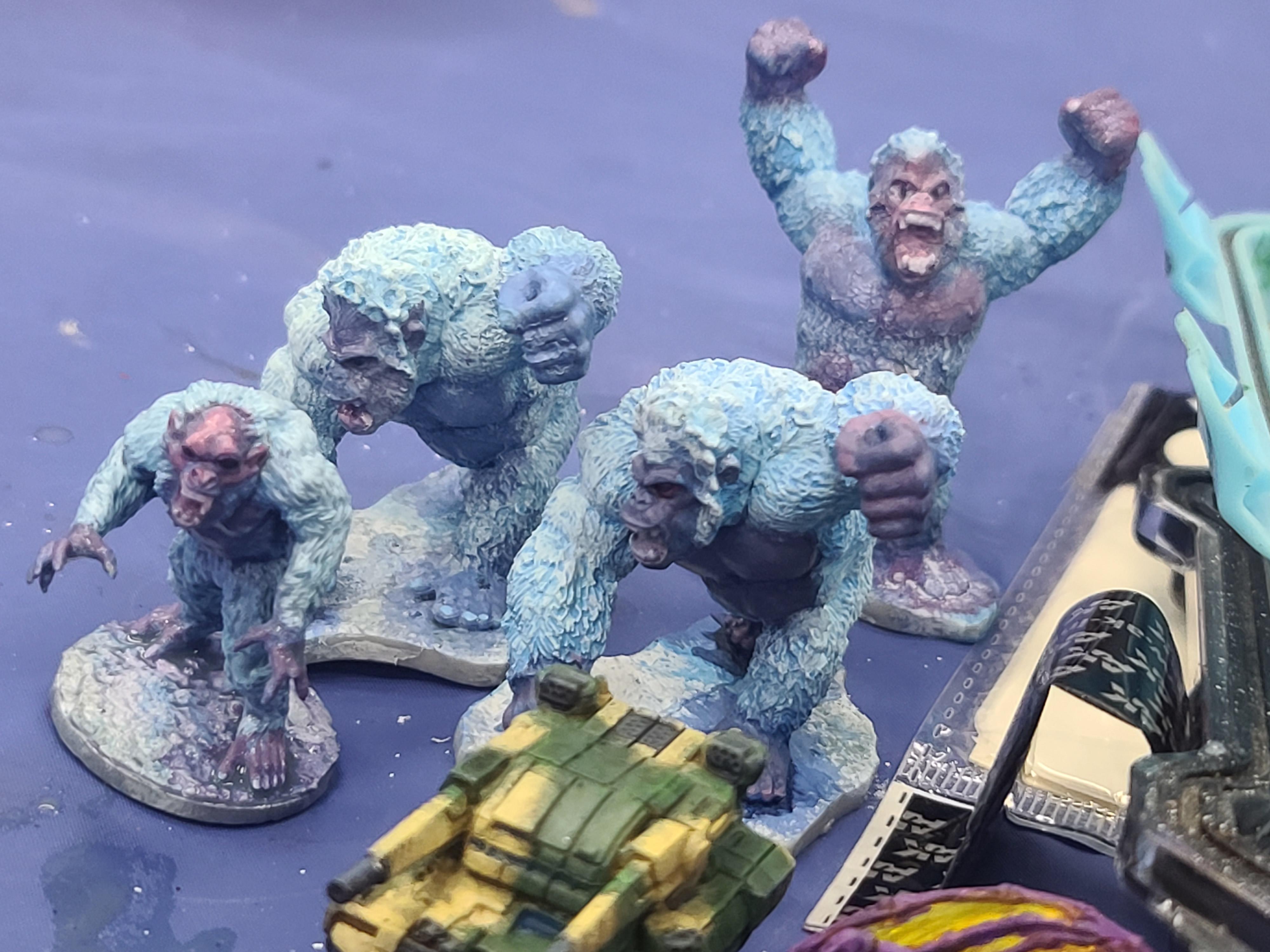 Bones, Dungeons And Dragons, Gorilla, Killer Apes, Monsters, Reaper Miniatures