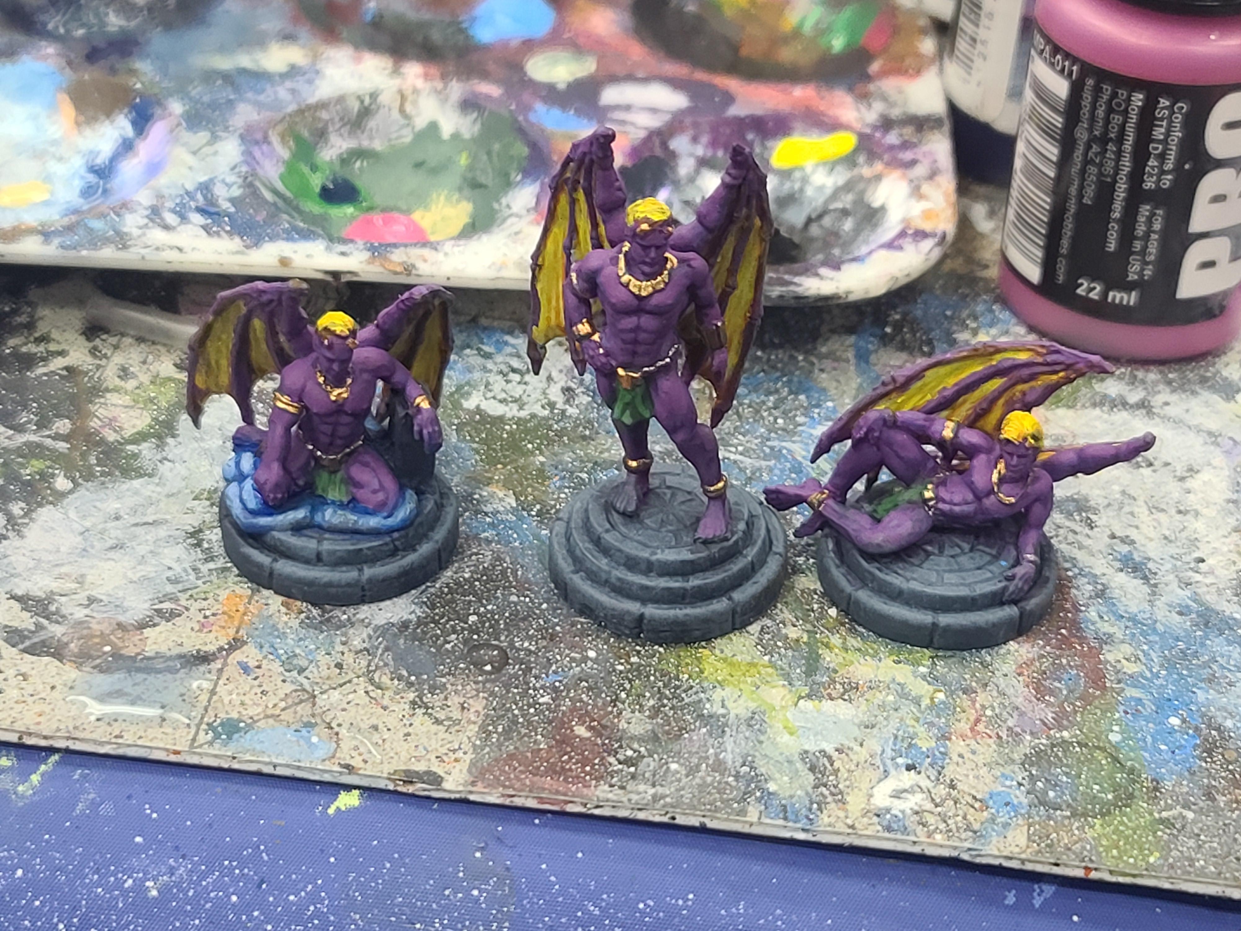 Bones, Daemons, Dungeons And Dragons, Incubi, Monster, Reaper Miniatures