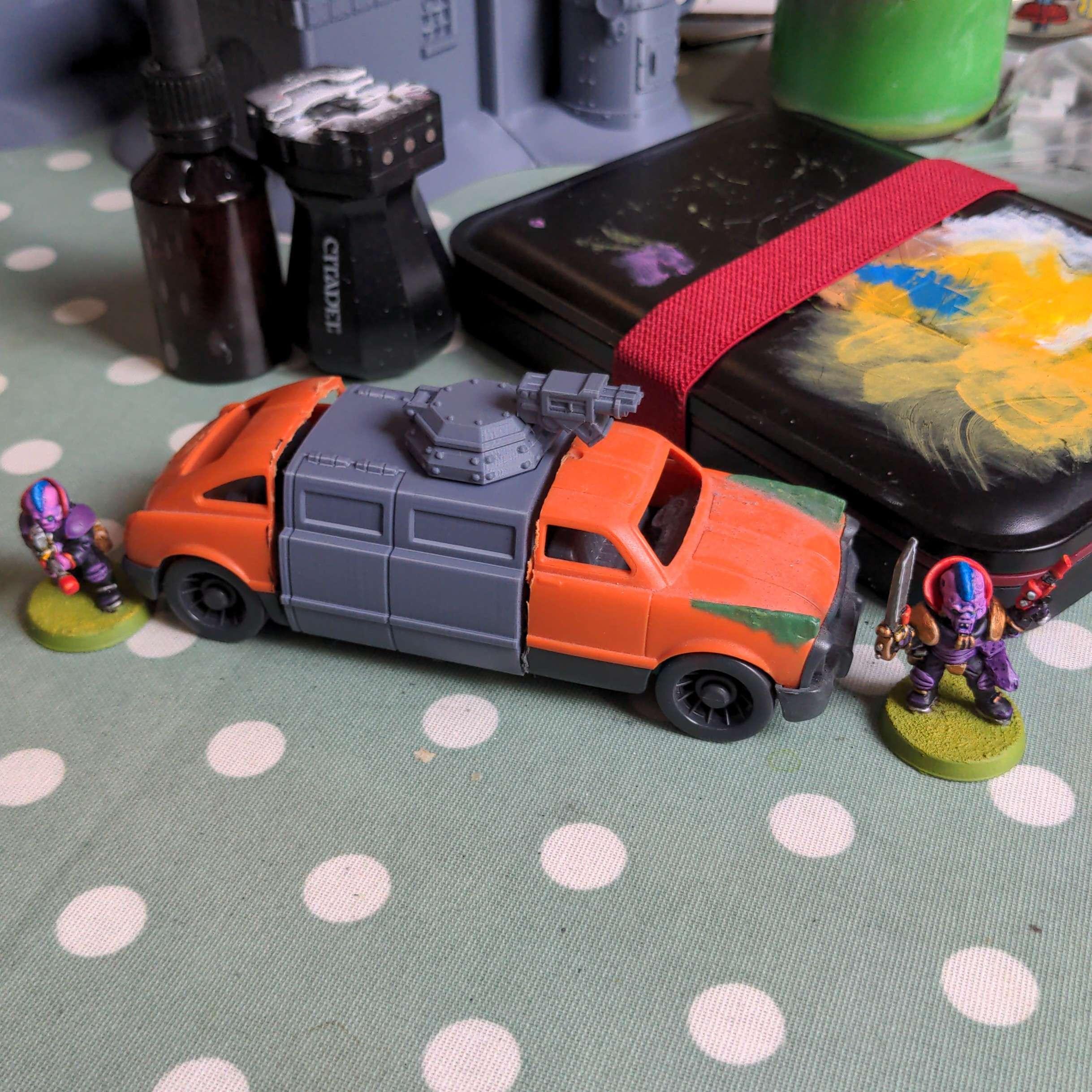 Armored Car, Cars, Civilian, Genestealer Cult, Vehicle
