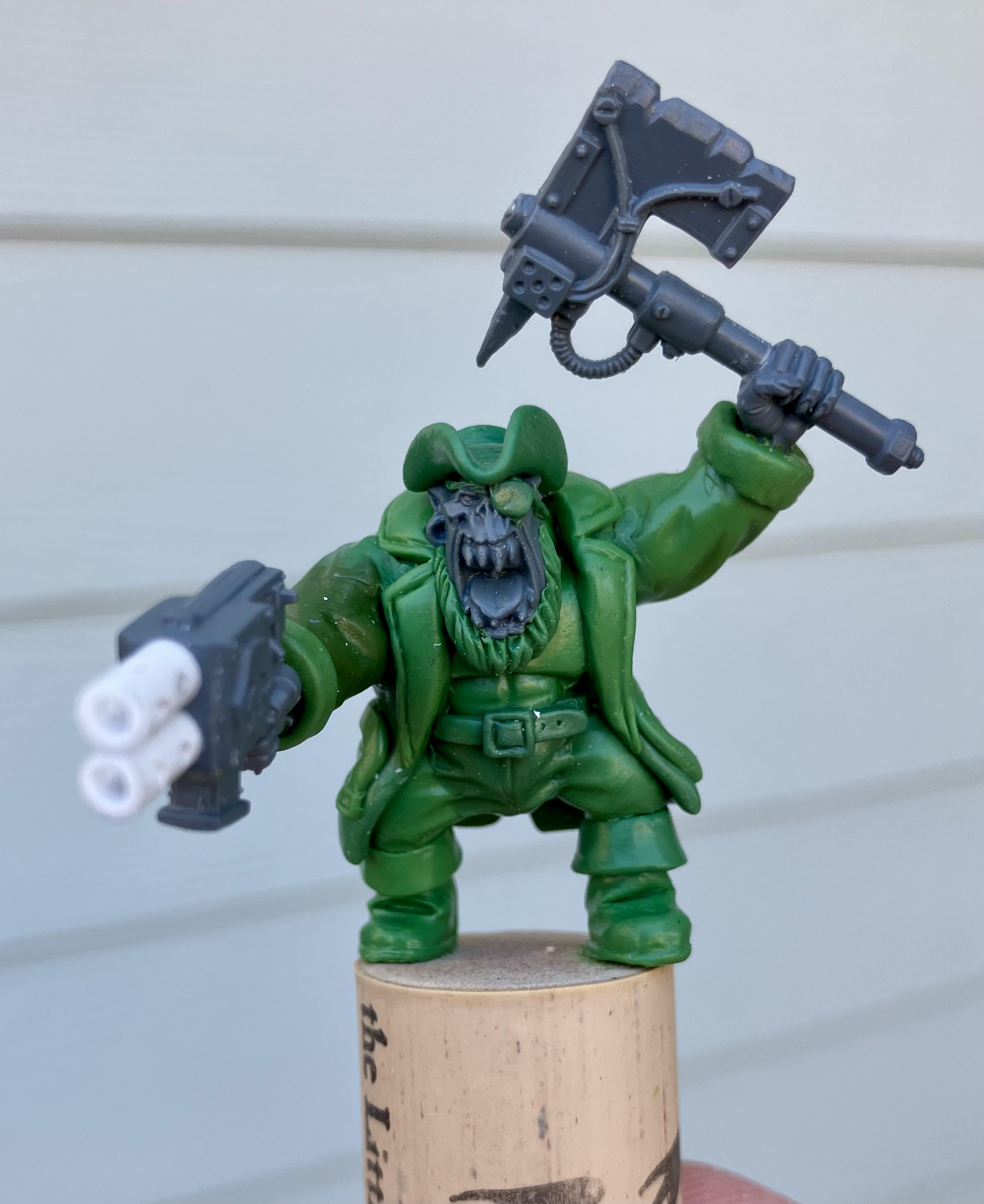 Freeboota, Greenstuff, Orks, Pirate, Sculpting