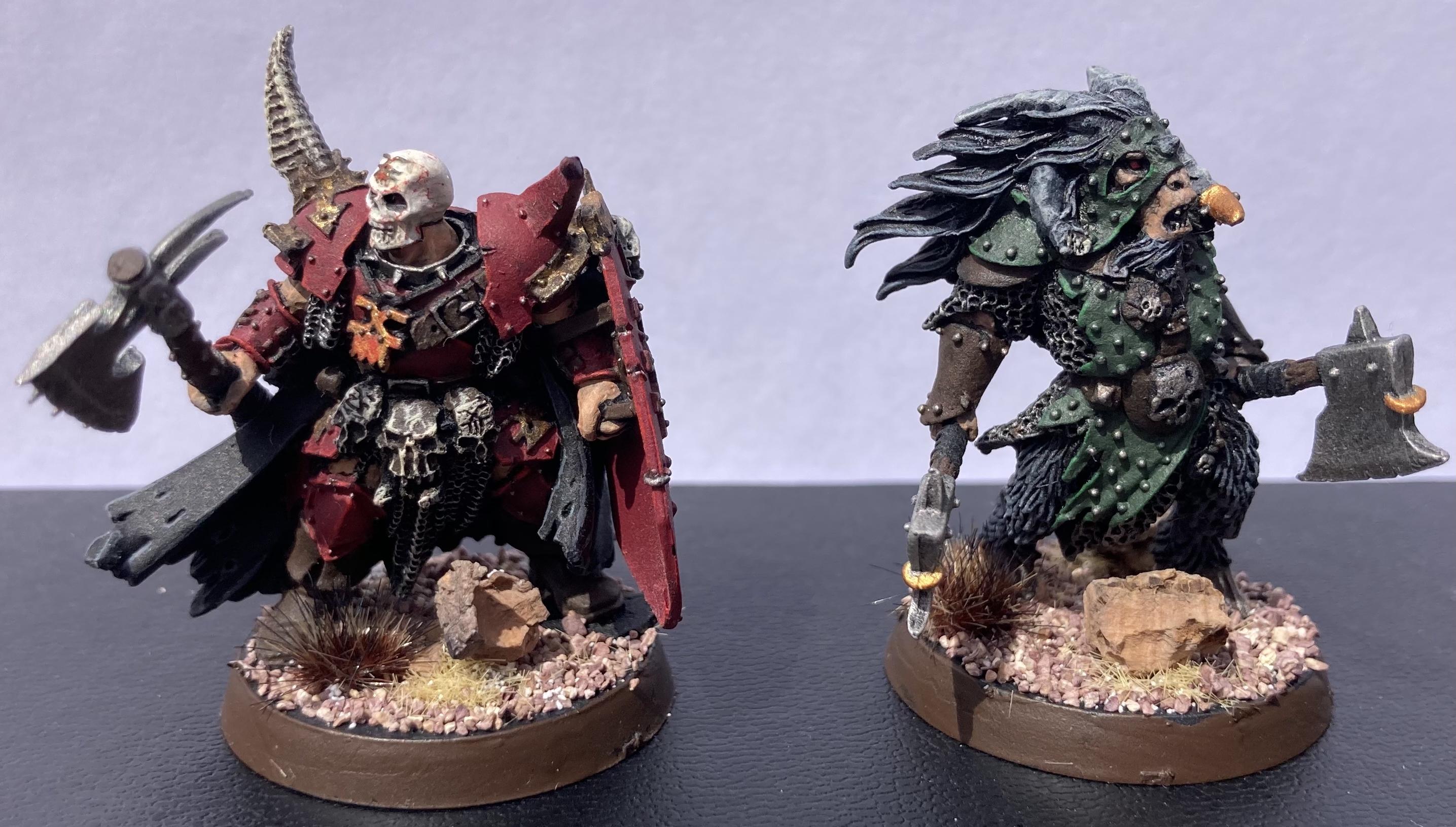 Exalted Champion of Khorne &amp; Beastman Chieftan