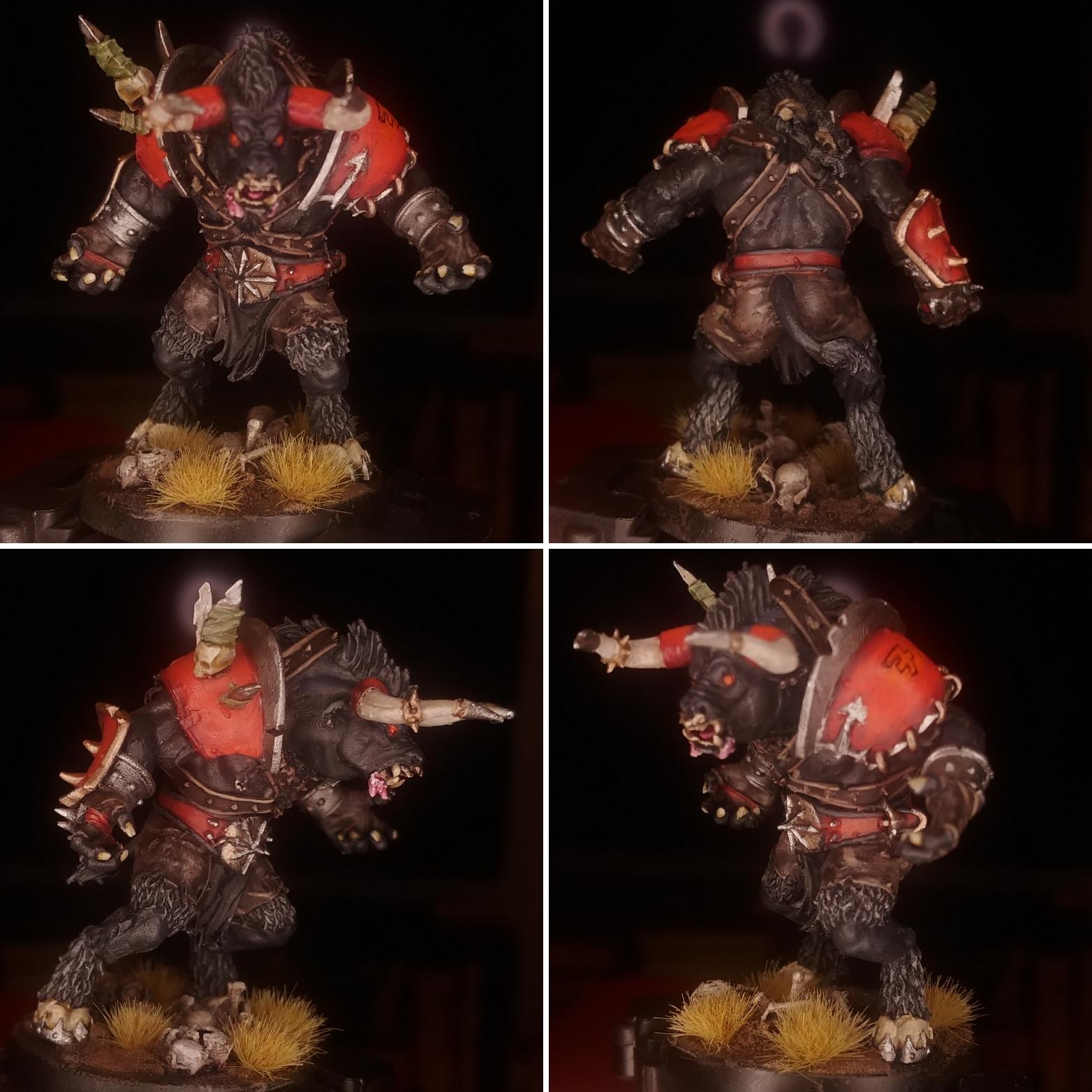 Blood, Blood Bowl, Chaos, Khorne, Minotaur, Star Player, Starplayer, Warhammer Fantasy