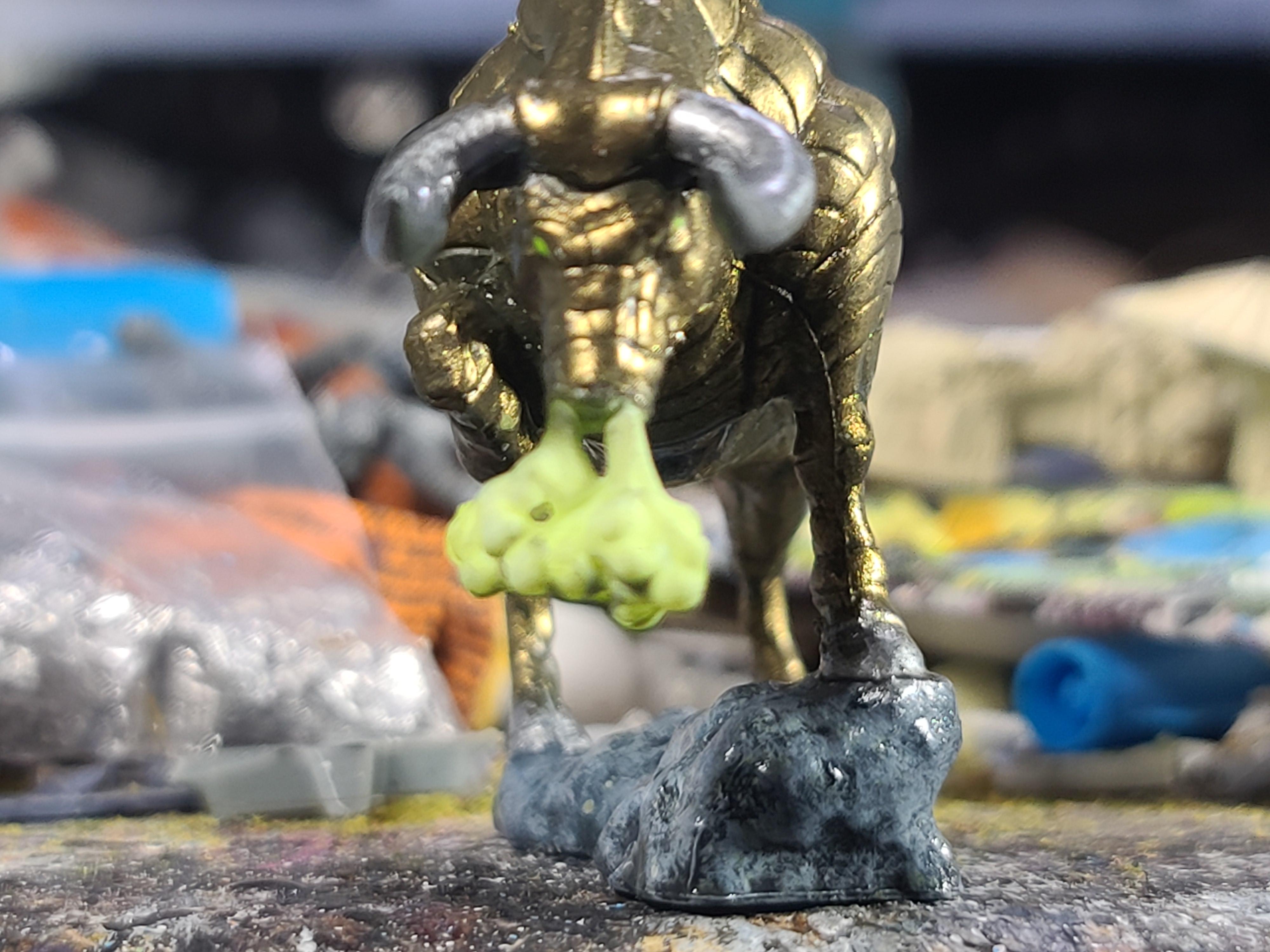 Brass Bull, Deep Cuts Miniatures, Dungeons And Dragons, Gorgon, Monster, Pathfinders
