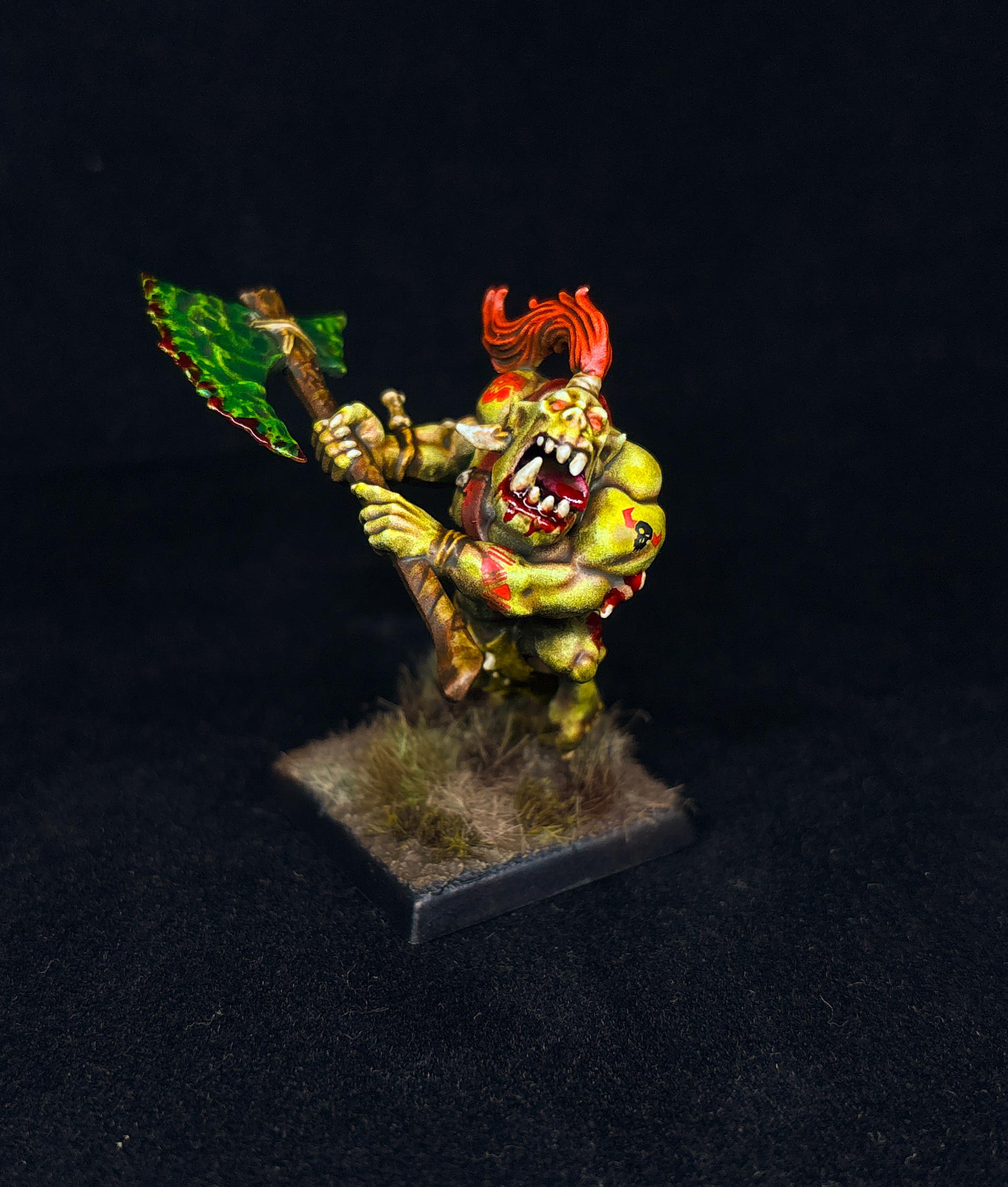 Old World Savage Orc Warboss, Orc And Goblin Tribes, Savage Orc, Savage Orc Bigboss, Savage Orc Warboss