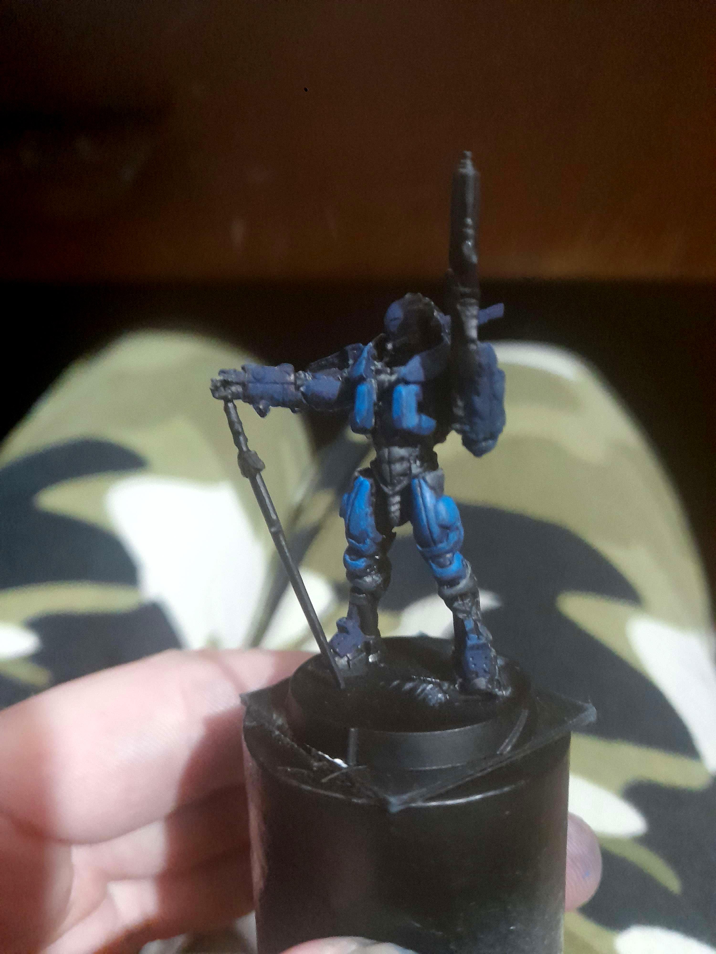 Blue, Infinity, Panoceania, Swiss Guard, Swordsman