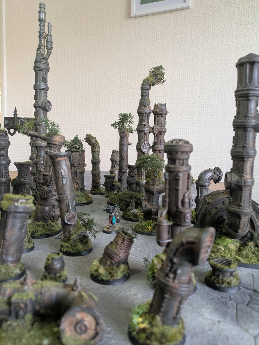 Jungle, Pipes, Terrain, Urban