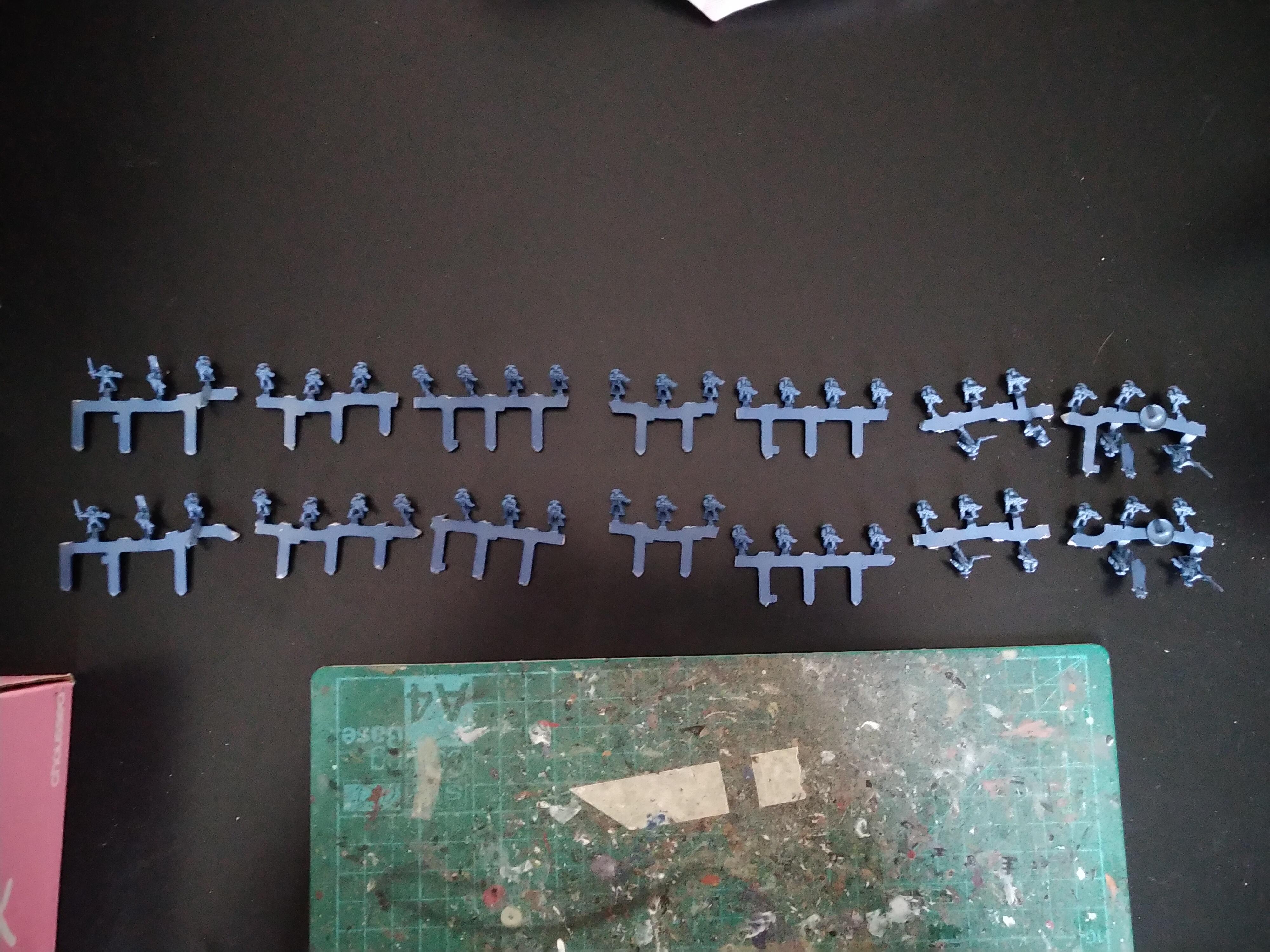 Legions Imperialis, On Sprue, Painting, Space Marines, Troops, Work In Progress