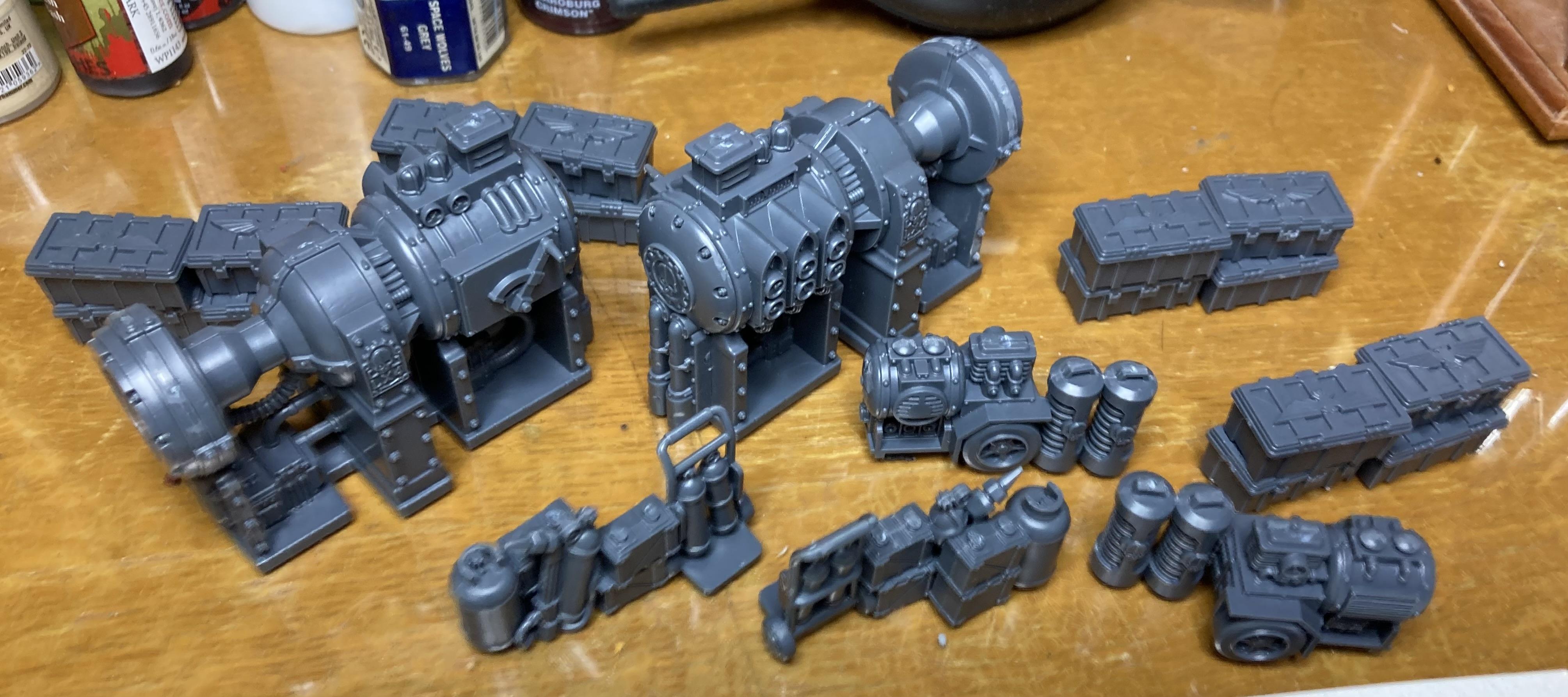 Into the Dark scatter terrain unpainted