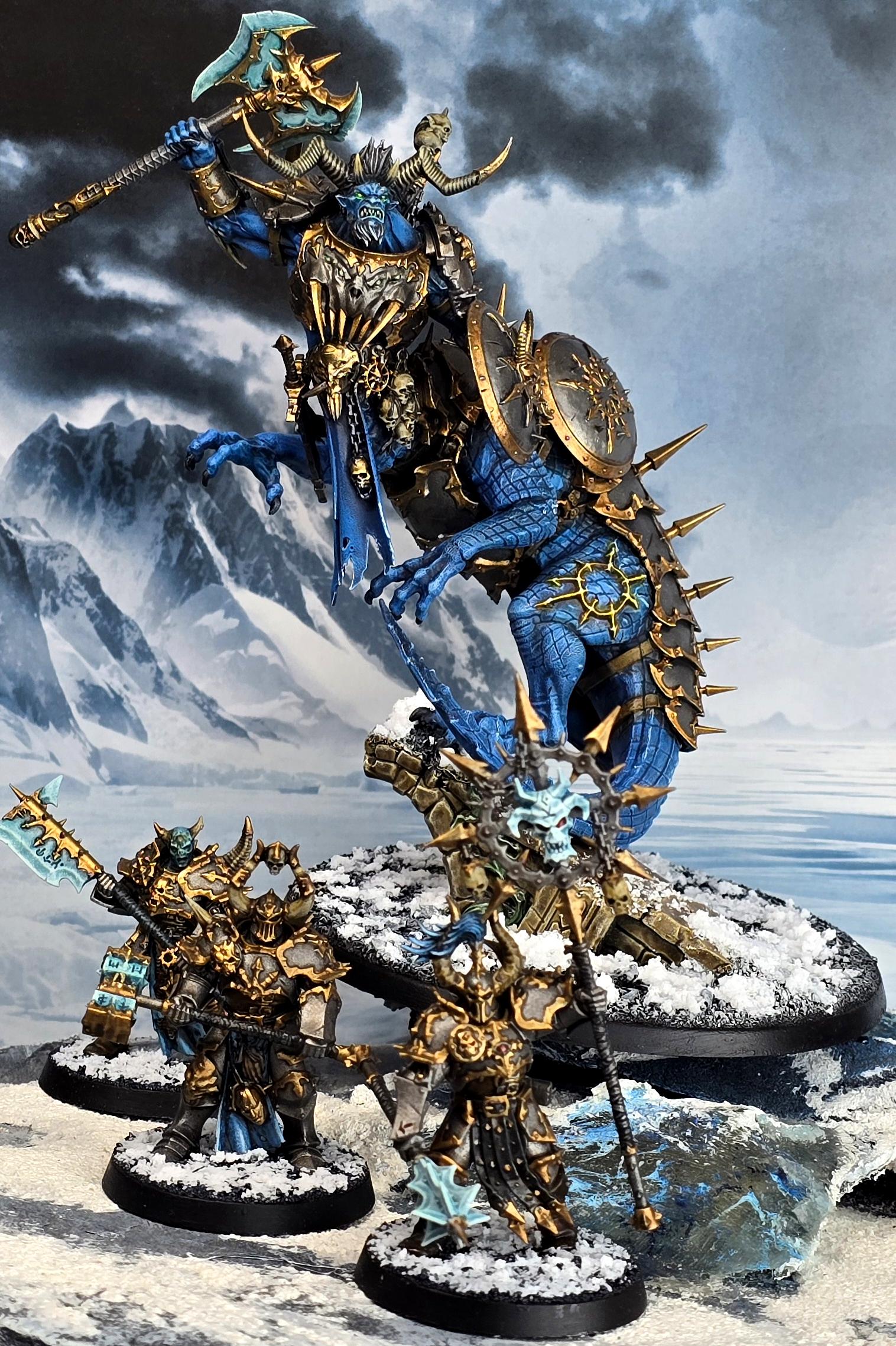 Age Of Sigmar, Chaos, Chaos Warrior, Conversion, Dragon Ogre, Kholek Suneater, Slaves To Darkness, Warhammer Fantasy, Warriors Of Chaos