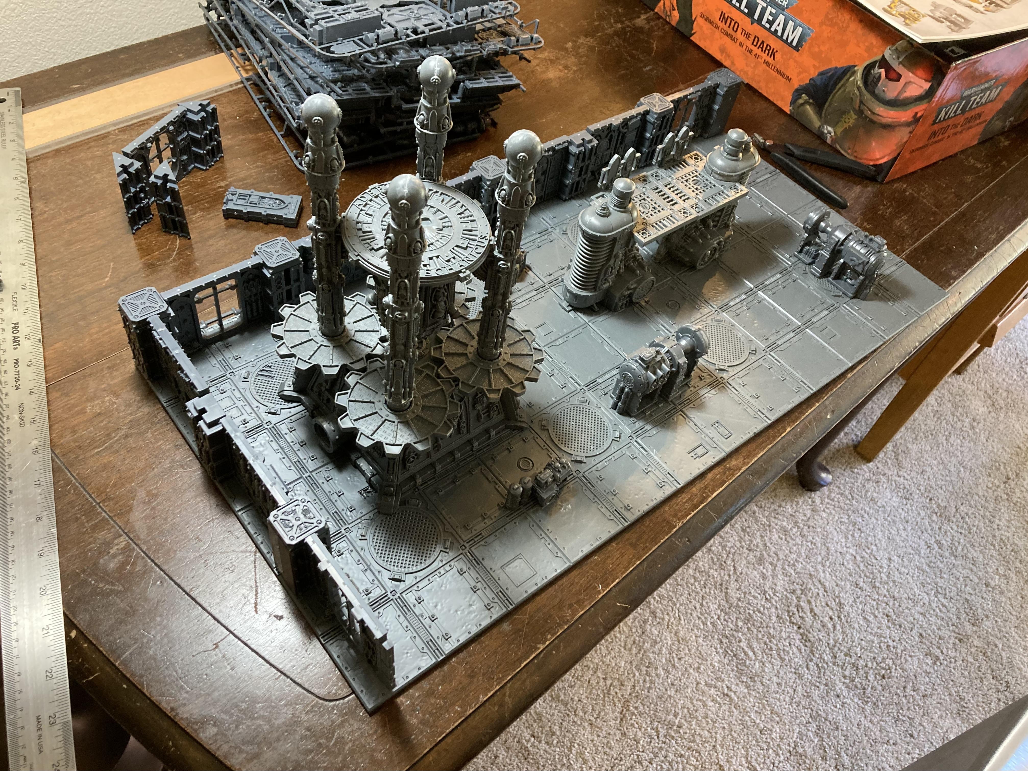 Trying out Zone Mortalis tiles