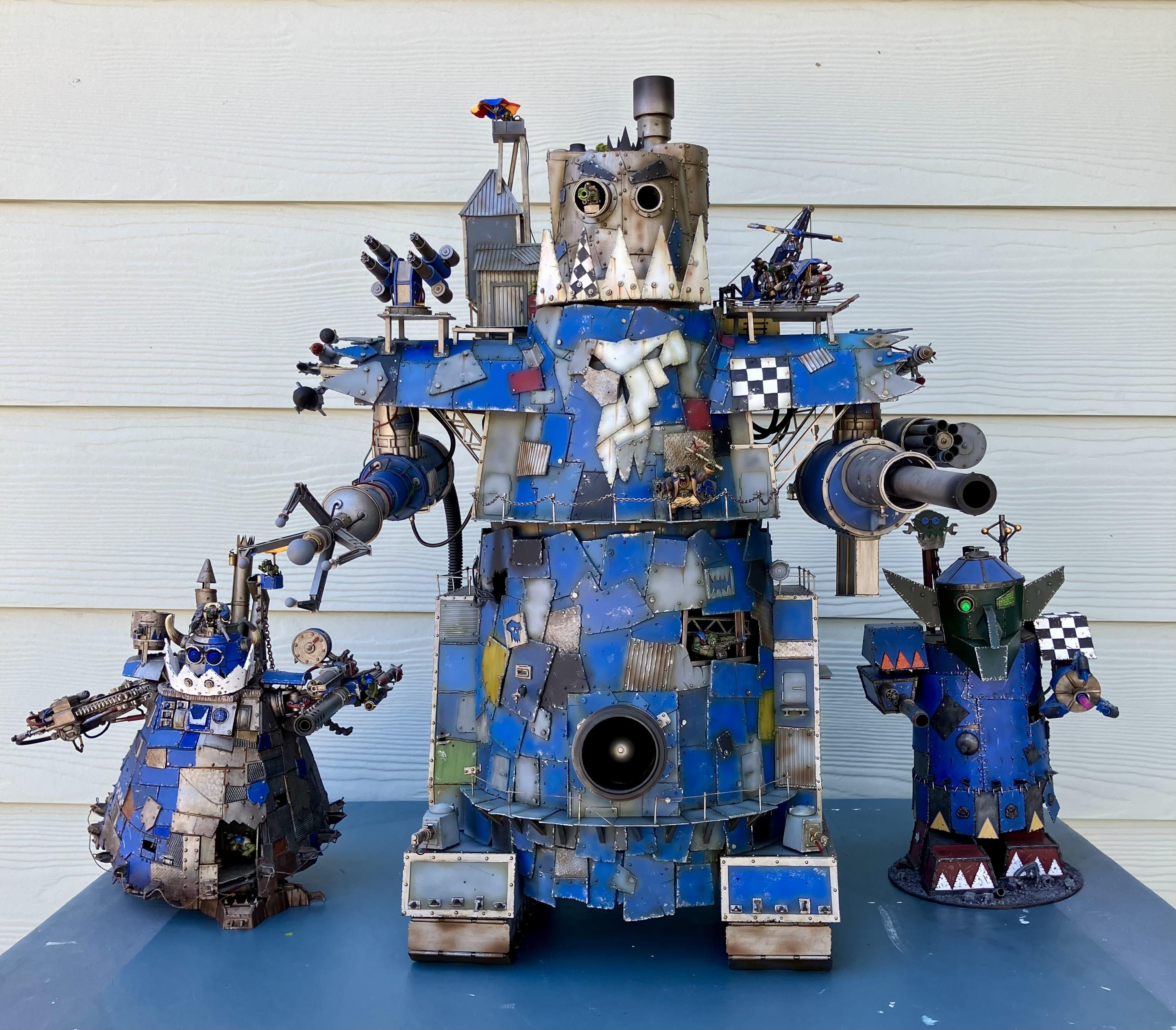 Gargant, Huge, Orks, Scratch Build, Stompa
