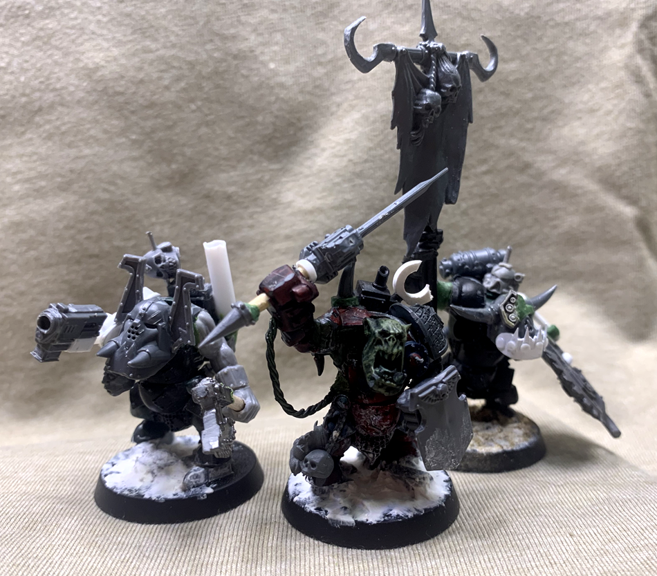 'ard Boyz, 40k Orks, Conversion, Nob, Orks, Waaagh! Banna'