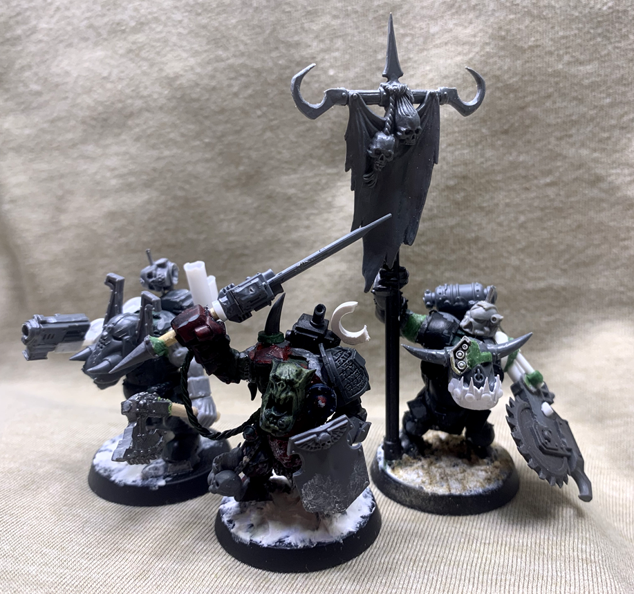'ard Boyz, 40k Orks, Conversion, Nob, Orks, Waaagh! Banna'