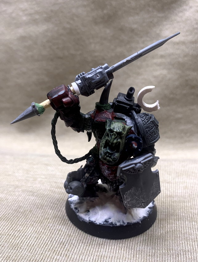 'ard Boyz, 40k Orks, Conversion, Nob, Orks, Waaagh! Banna'