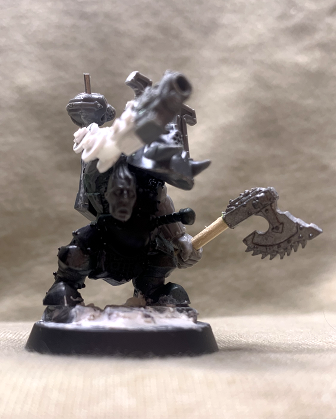 'ard Boyz, 40k Orks, Conversion, Nob, Orks, Waaagh! Banna'
