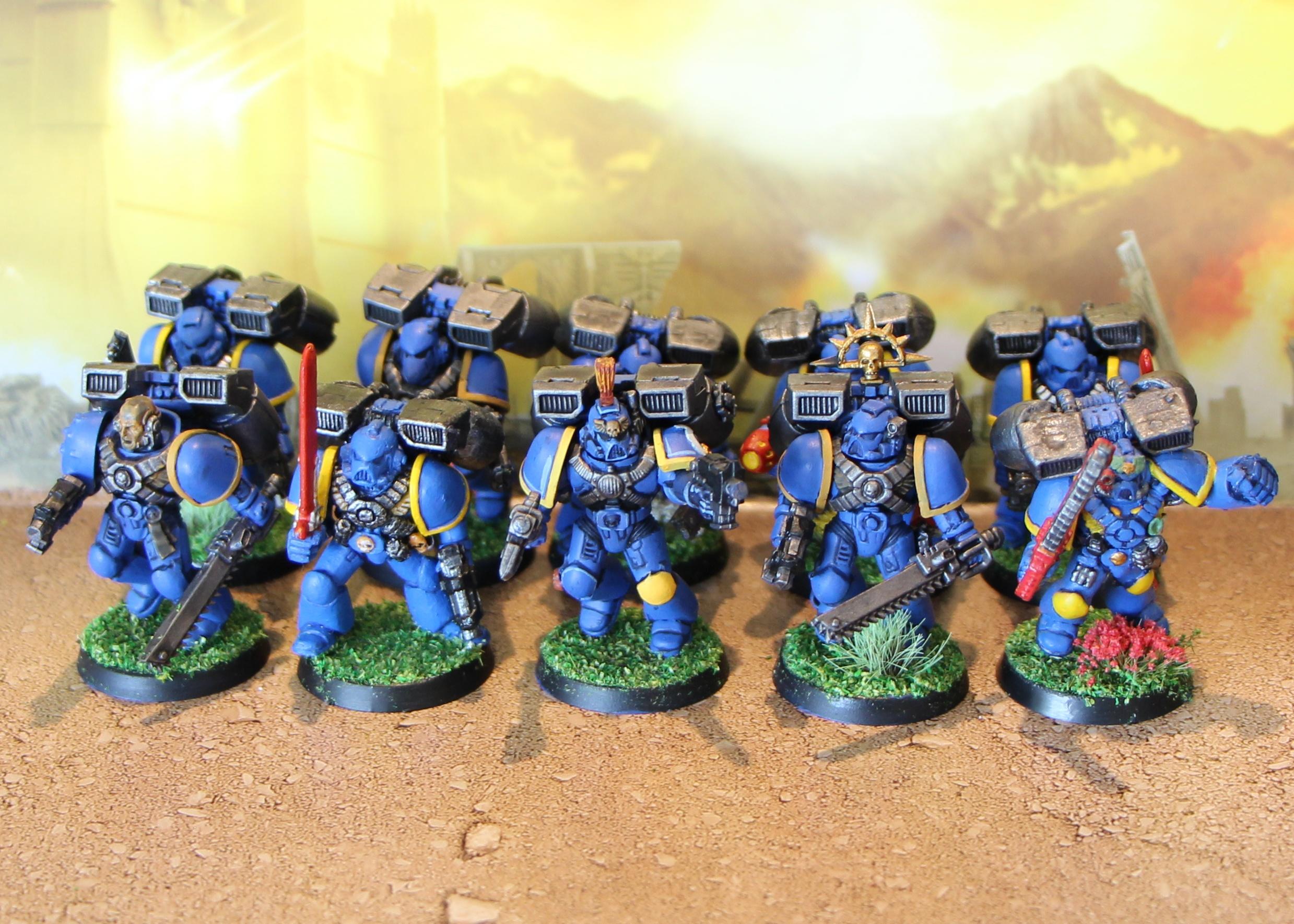 Assault Squad, Space Marines, Ultramarines