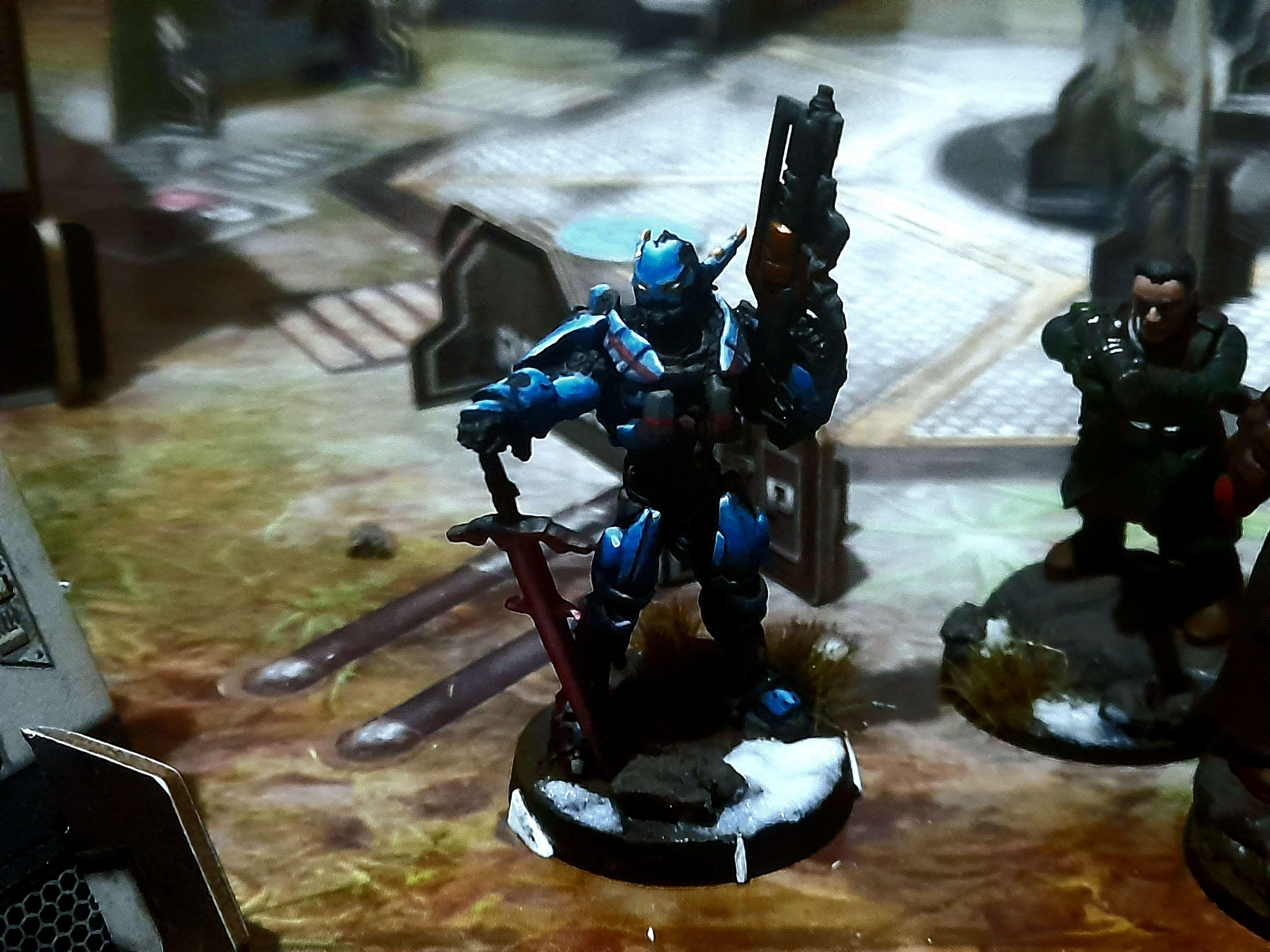 Assassin, Azakir, Base, Battle, Battle Report, Fun, Grimdark Future, Grimdark Future: Firefight, Infinity, Killer, Novel, Oc, Robots, Sci Fi, Sela Orrel, Skirmish, Skirmish Game, Swordsman, Tabletop