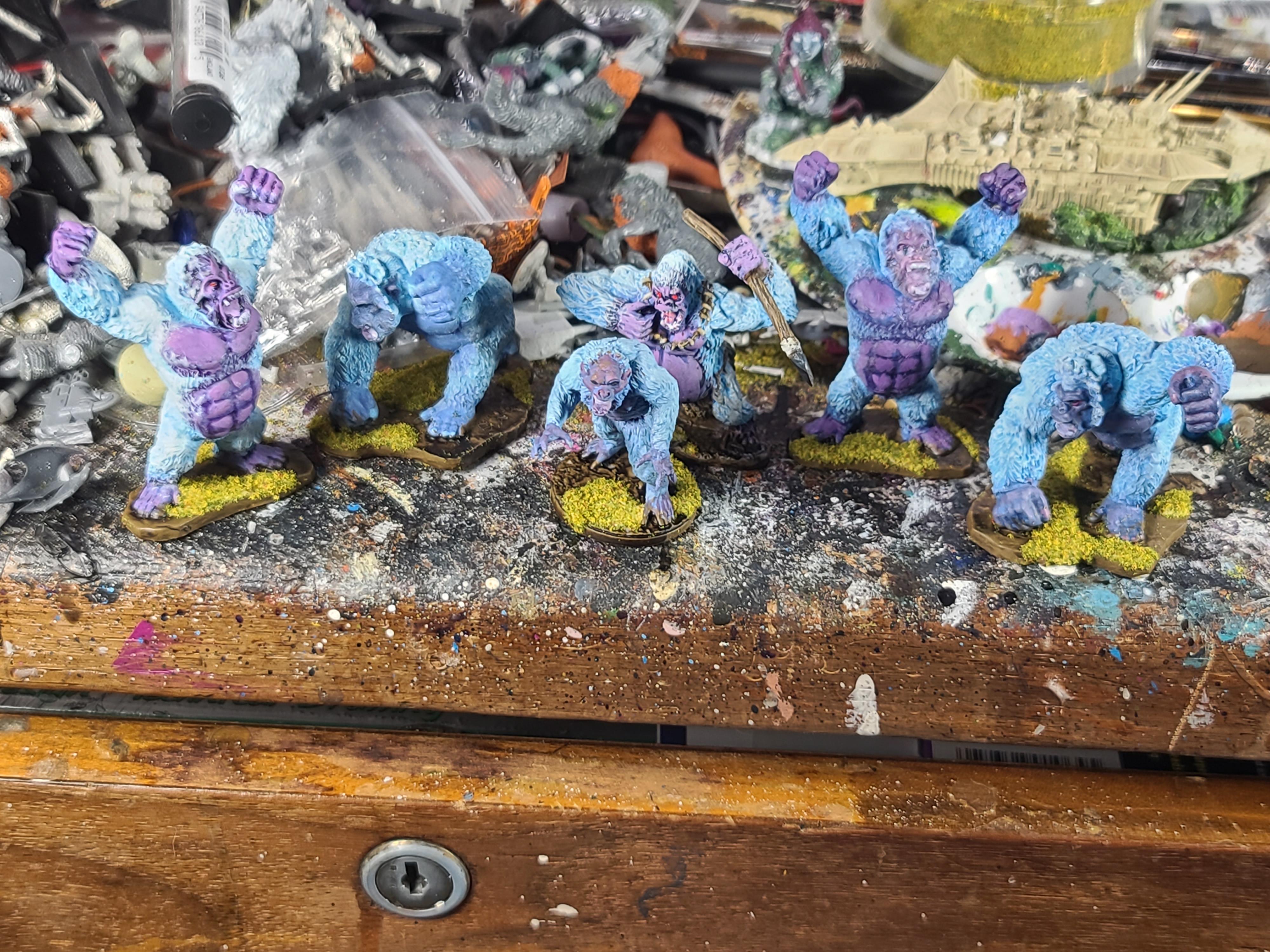 Bones, Dungeons And Dragons, Killer Apes, Reaper Miniatures
