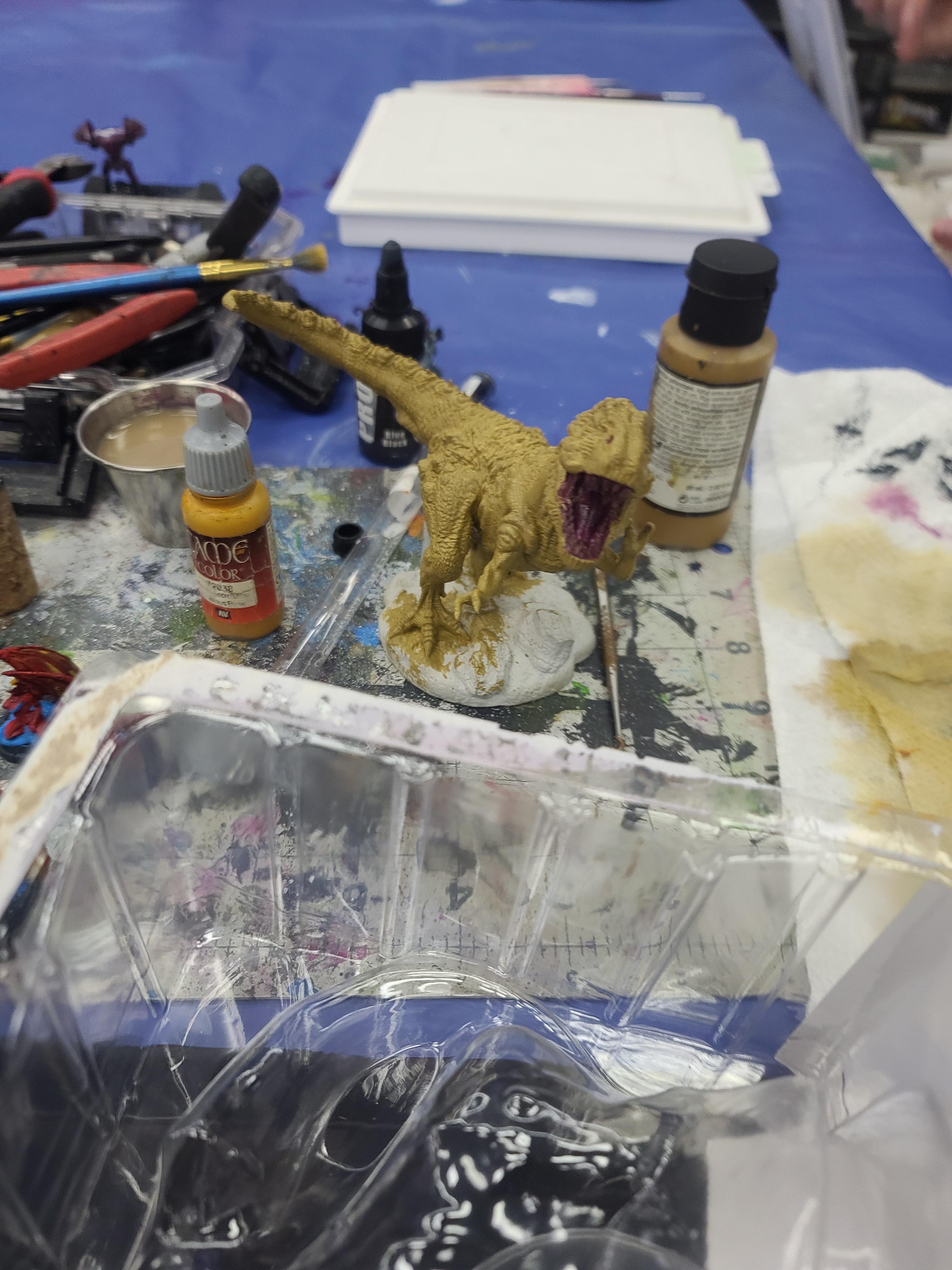 Deep Cuts Miniatures, Dungeons And Dragons, Nolzurs, Pvc, T Rex