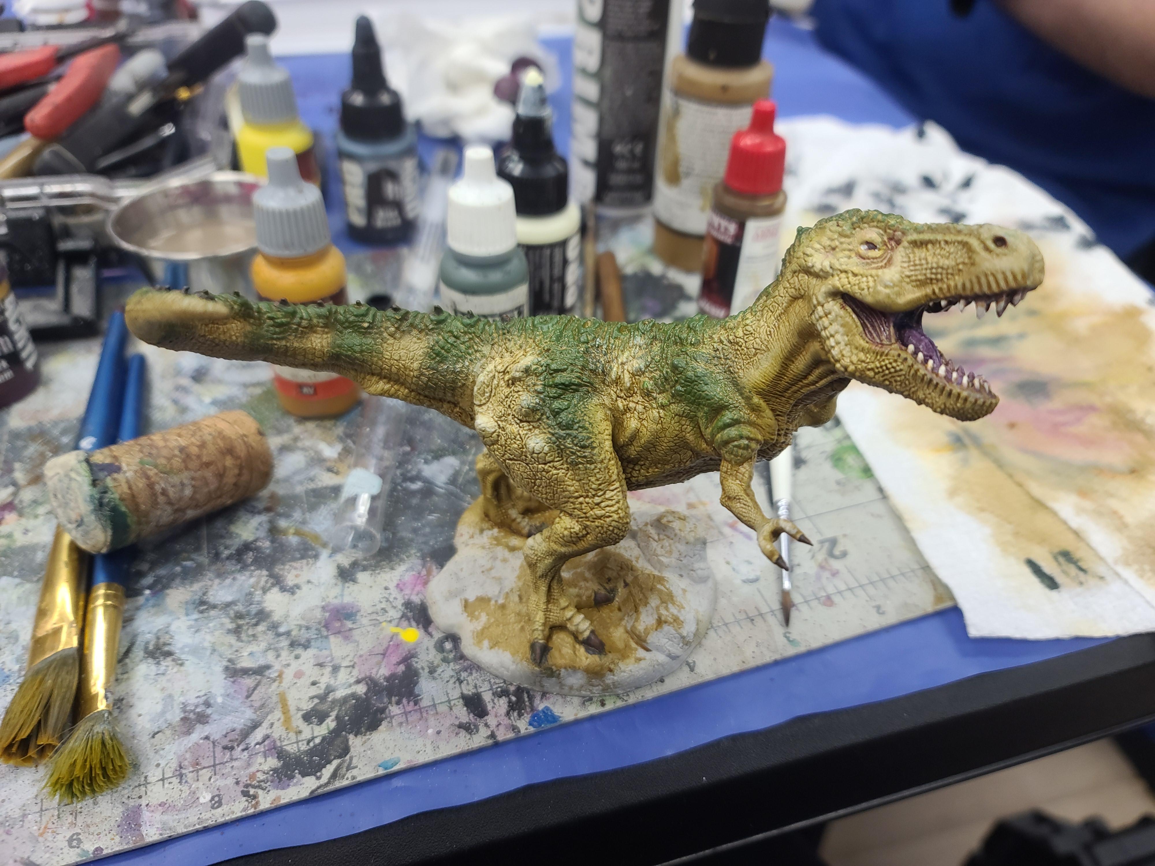 Deep Cuts Miniatures, Dungeons And Dragons, Nolzurs, Pvc, T Rex