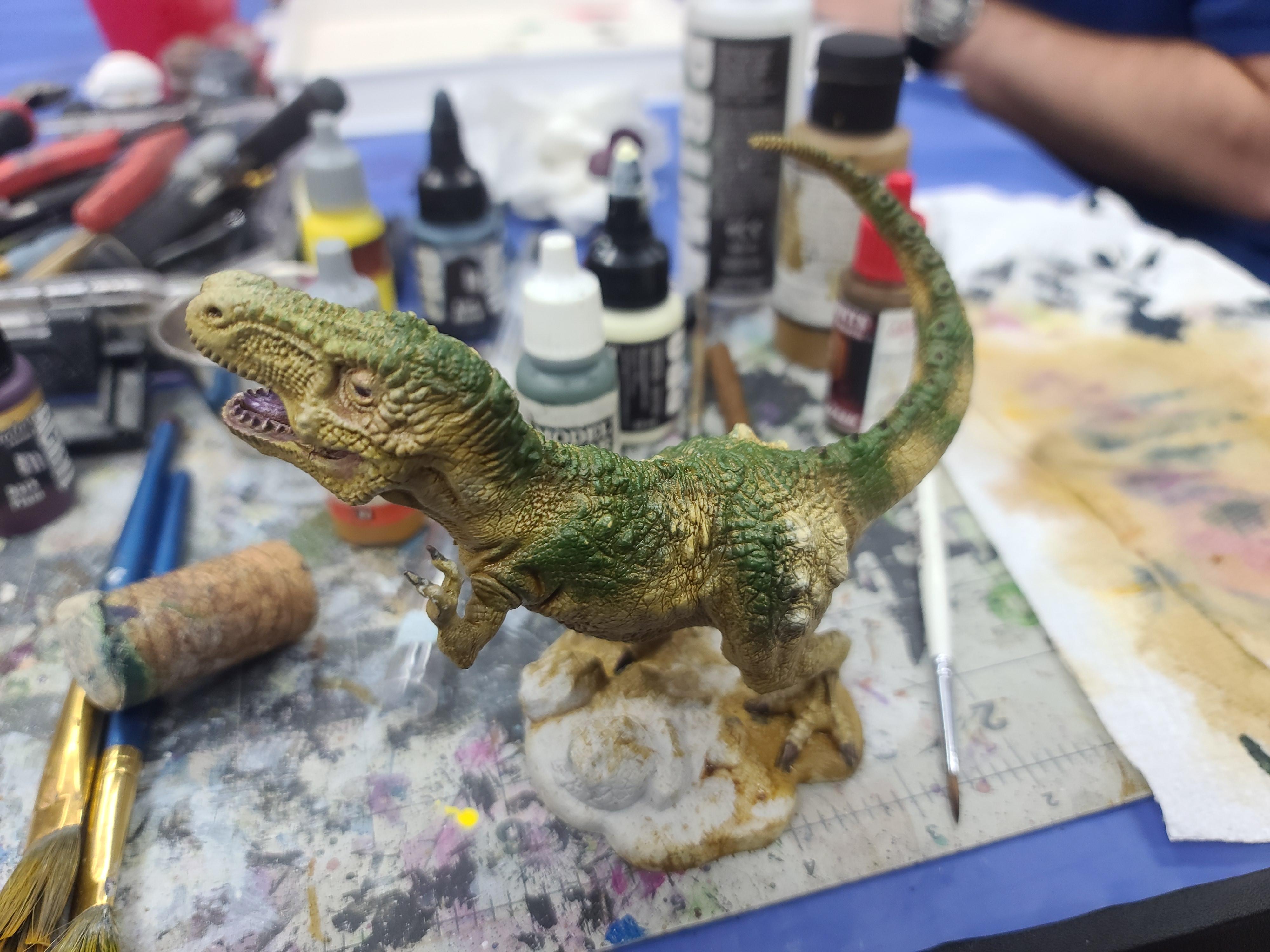 Deep Cuts Miniatures, Dungeons And Dragons, Nolzurs, Pvc, T Rex