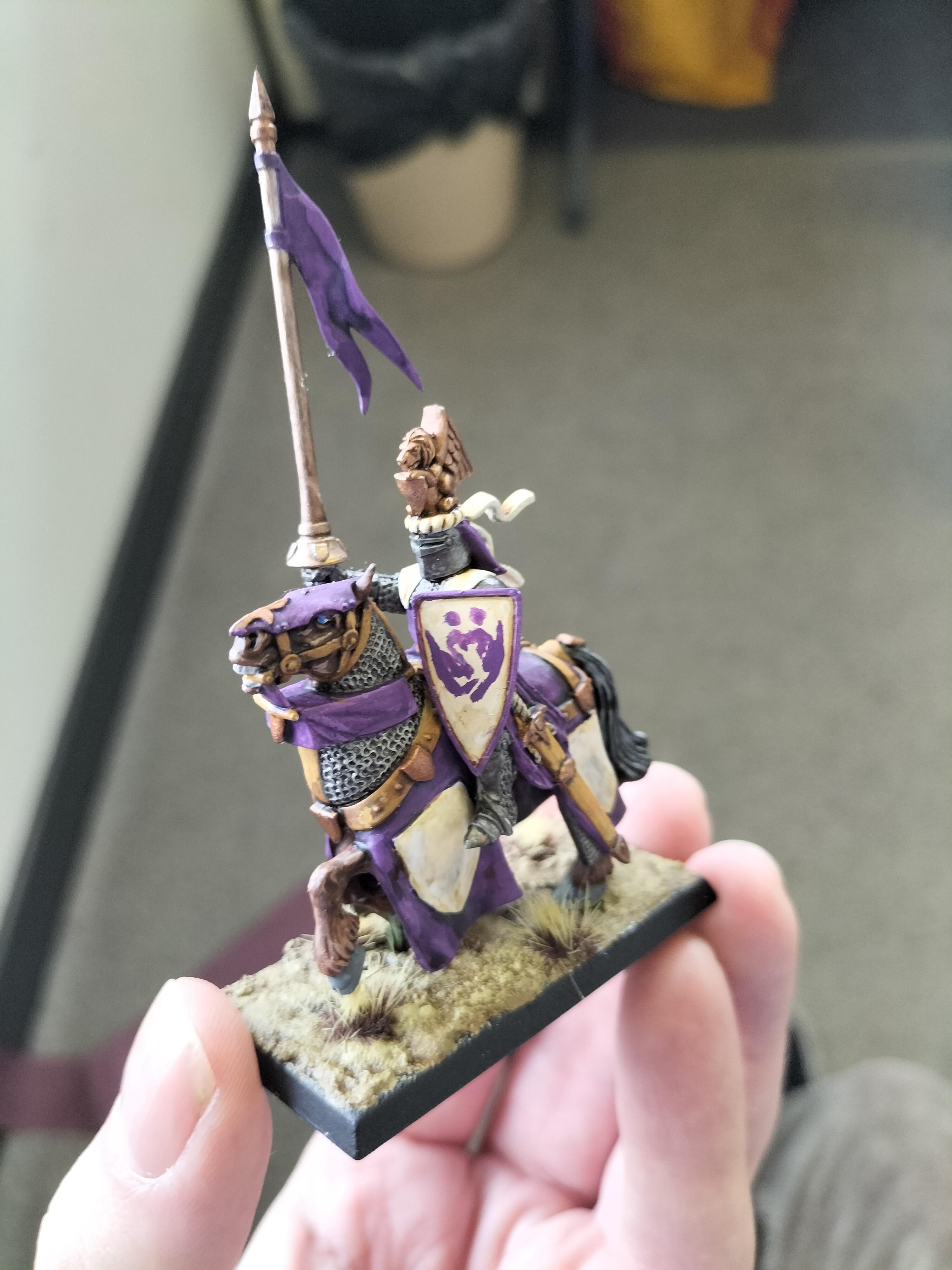 Animal, Armoured, Bretonia, Bretonnians, Cavalry, Full Plate, Horse, Knights, Lance, Medieval, Platemail, Sword, Warhammer Fantasy