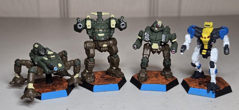 Battletech, Jagermech, Scorpion, Vulcan, Whitworth