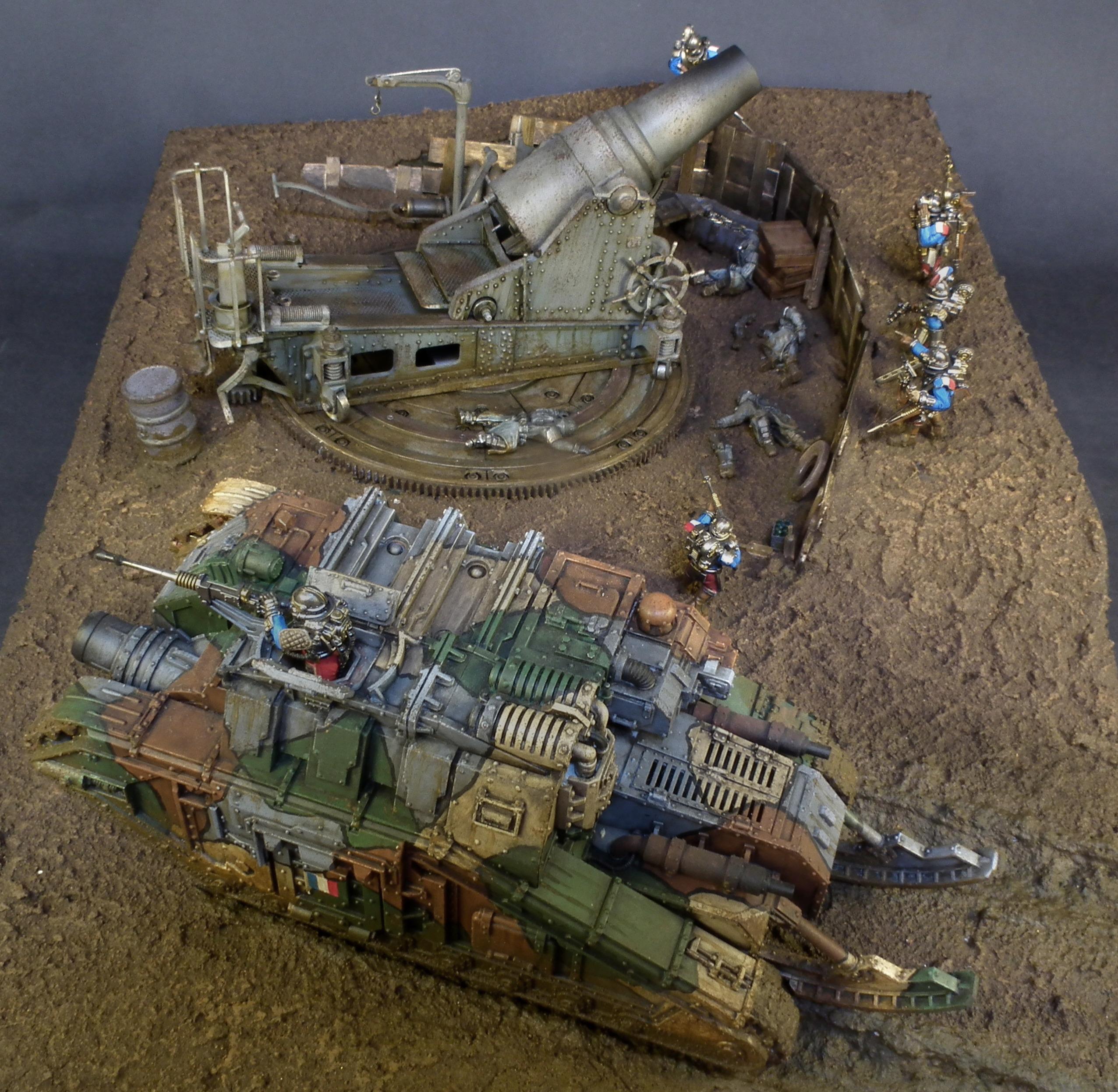 Base, Camouflage, Diorama, Dracosan, French, Horus Heresy, Ww1, Wwi