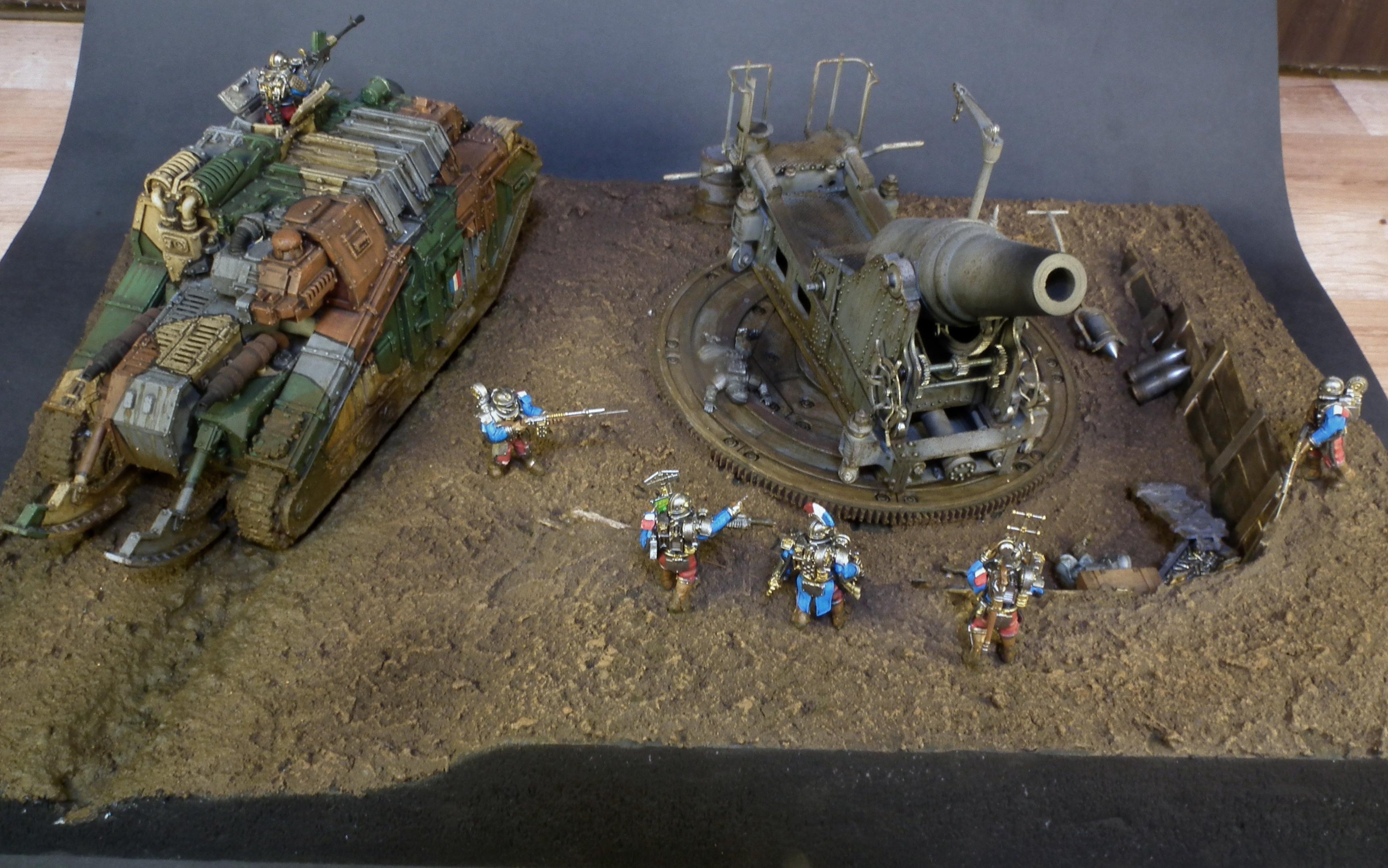 Base, Camouflage, Diorama, Dracosan, French, Horus Heresy, Ww1, Wwi