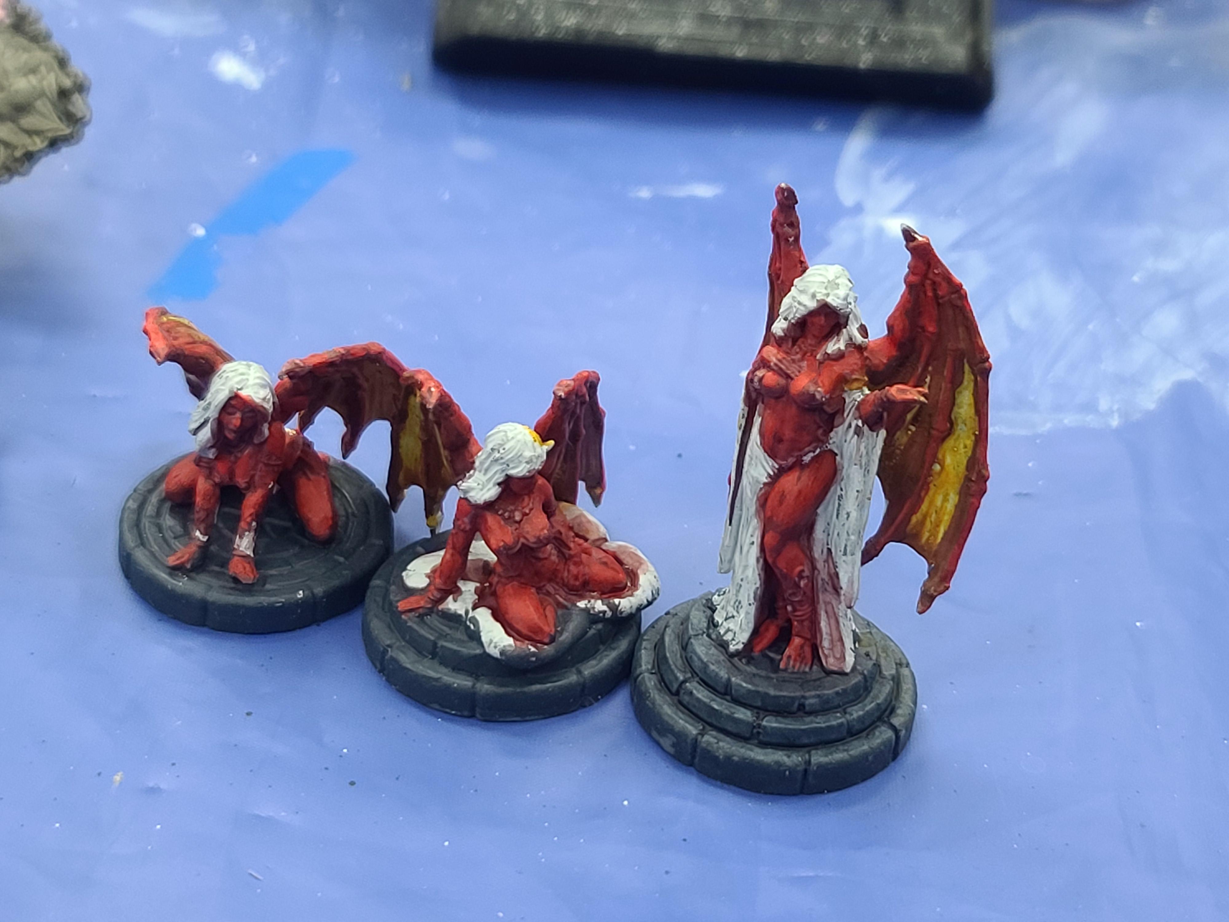 Daemons, Dungeons And Dragons, Monster, Reaper Miniatures, Succubi