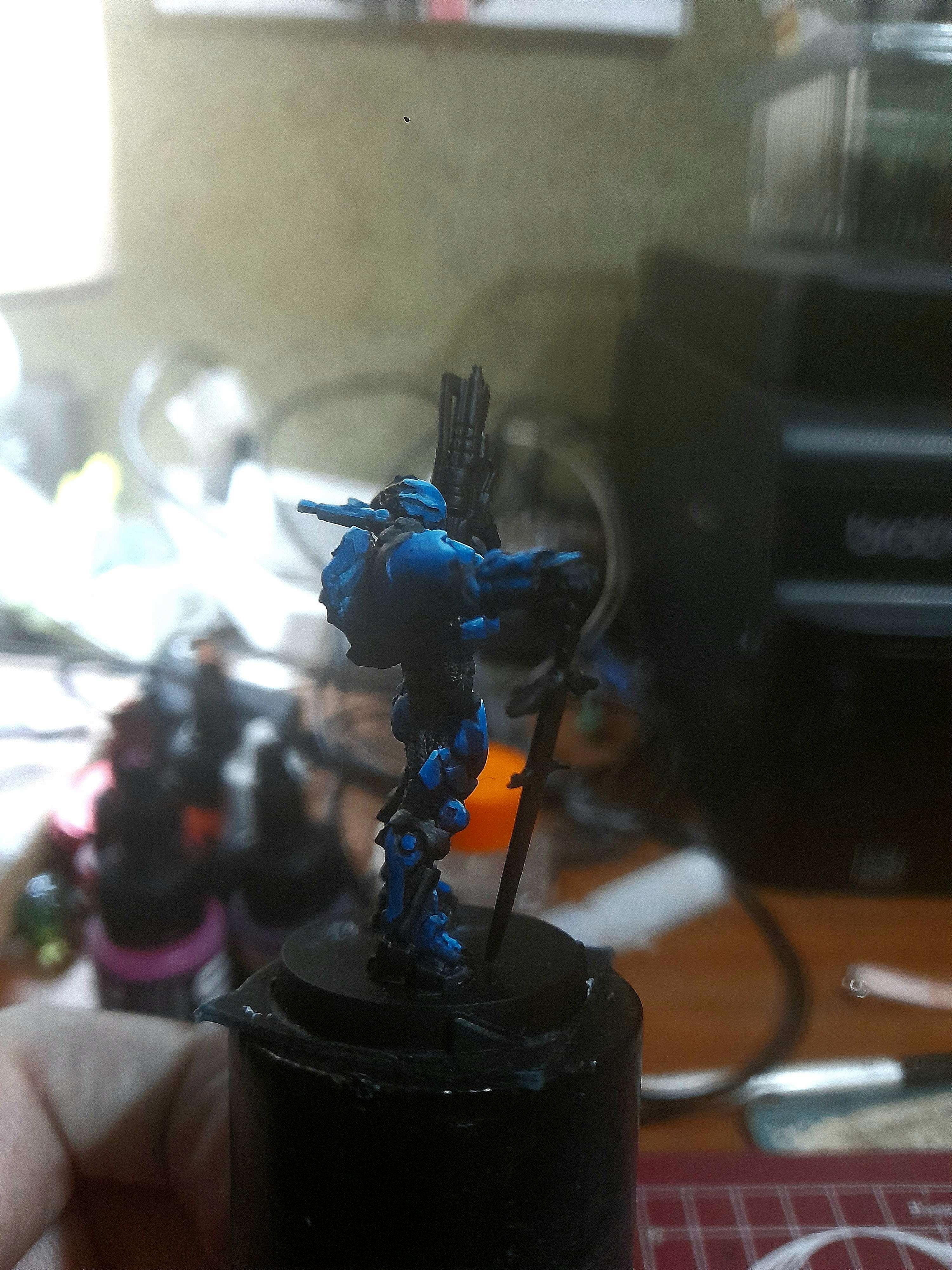 Blue, Infinity, Panoceania, Swiss Guard, Swordsman