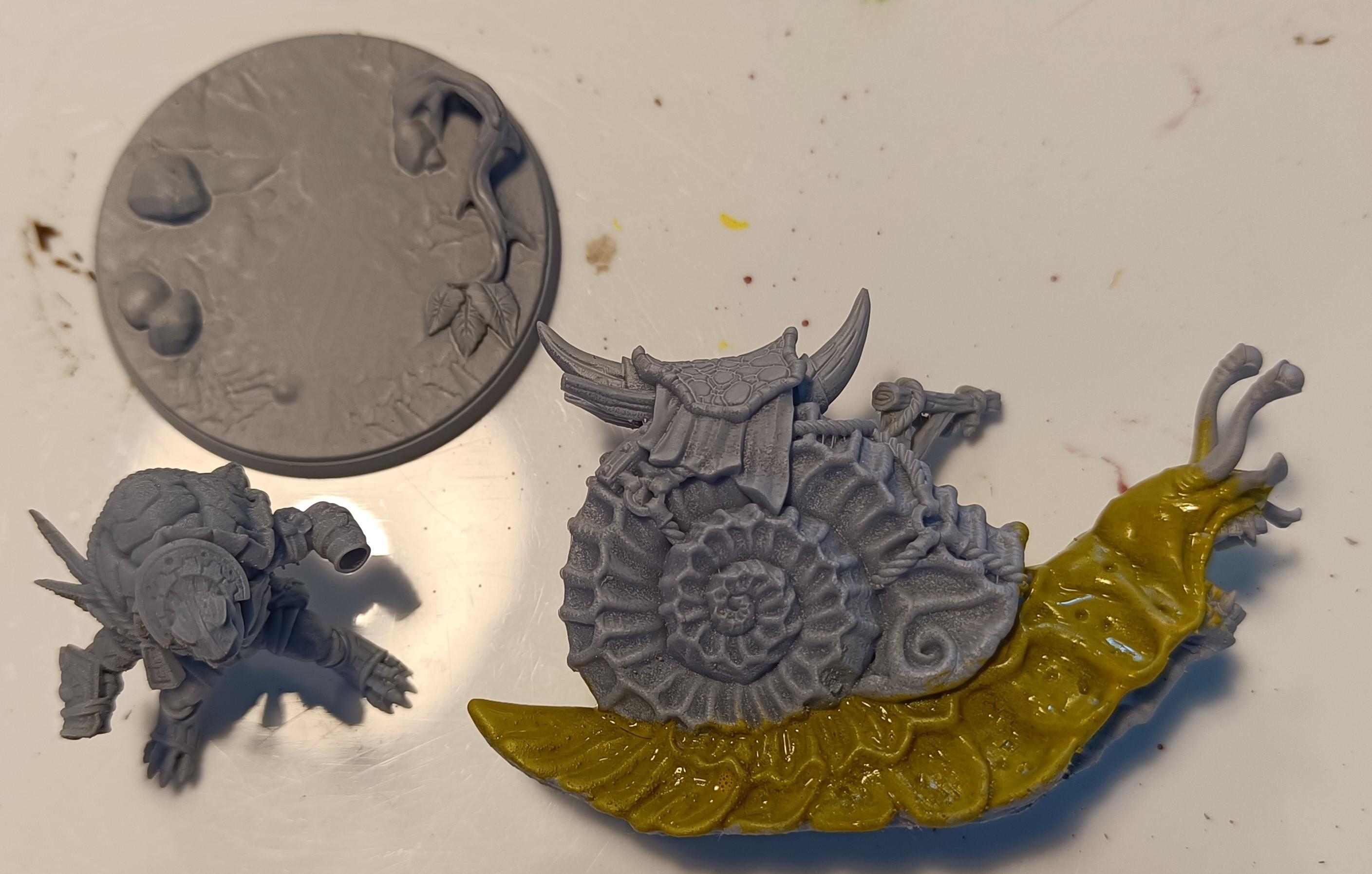 Orcs, Snail, Orc Attack Snail