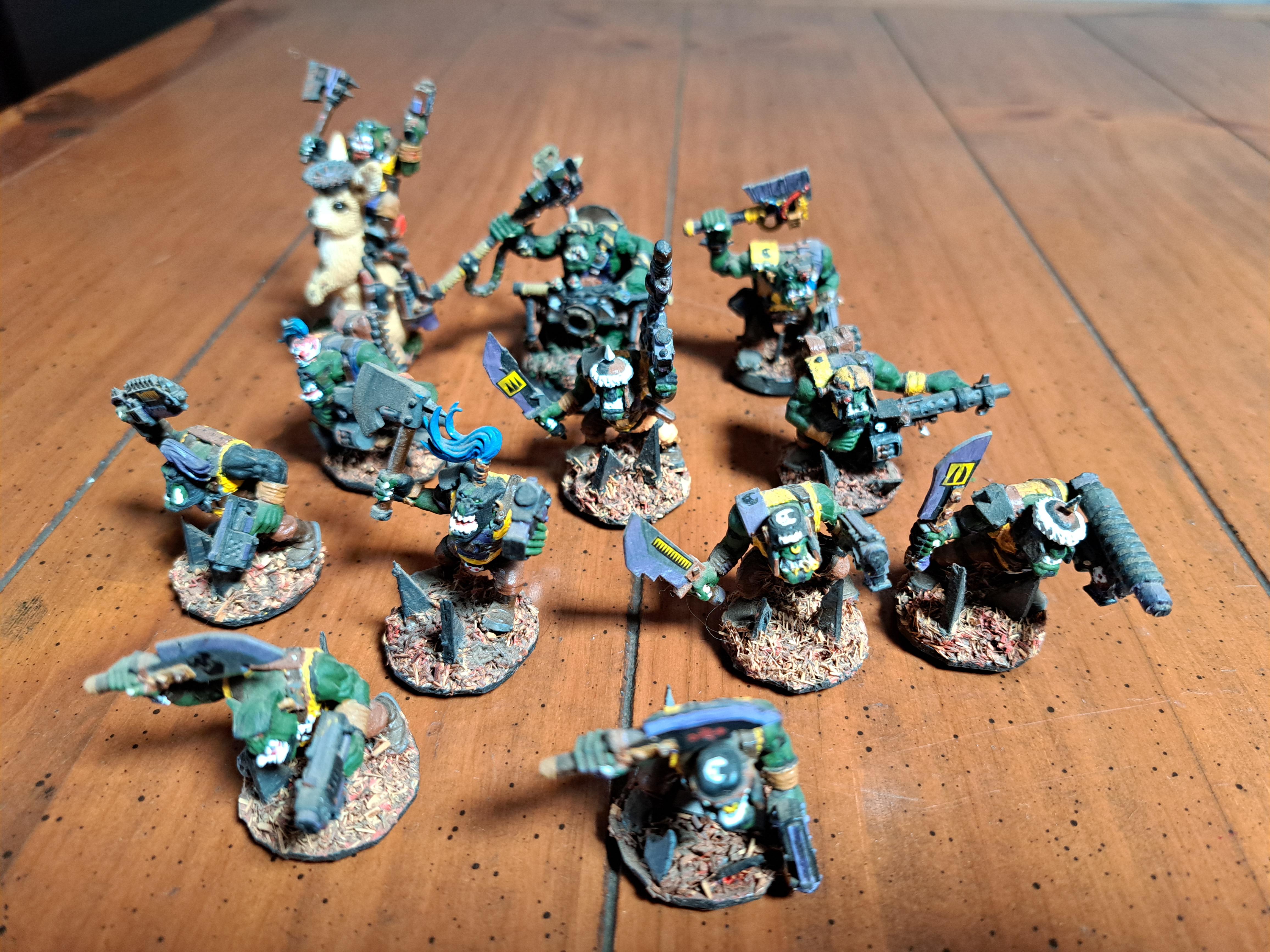 #warhammer #tabletop #miniatures #models #games #orks #custommade #handpainted #south-africa #badmoons #40k