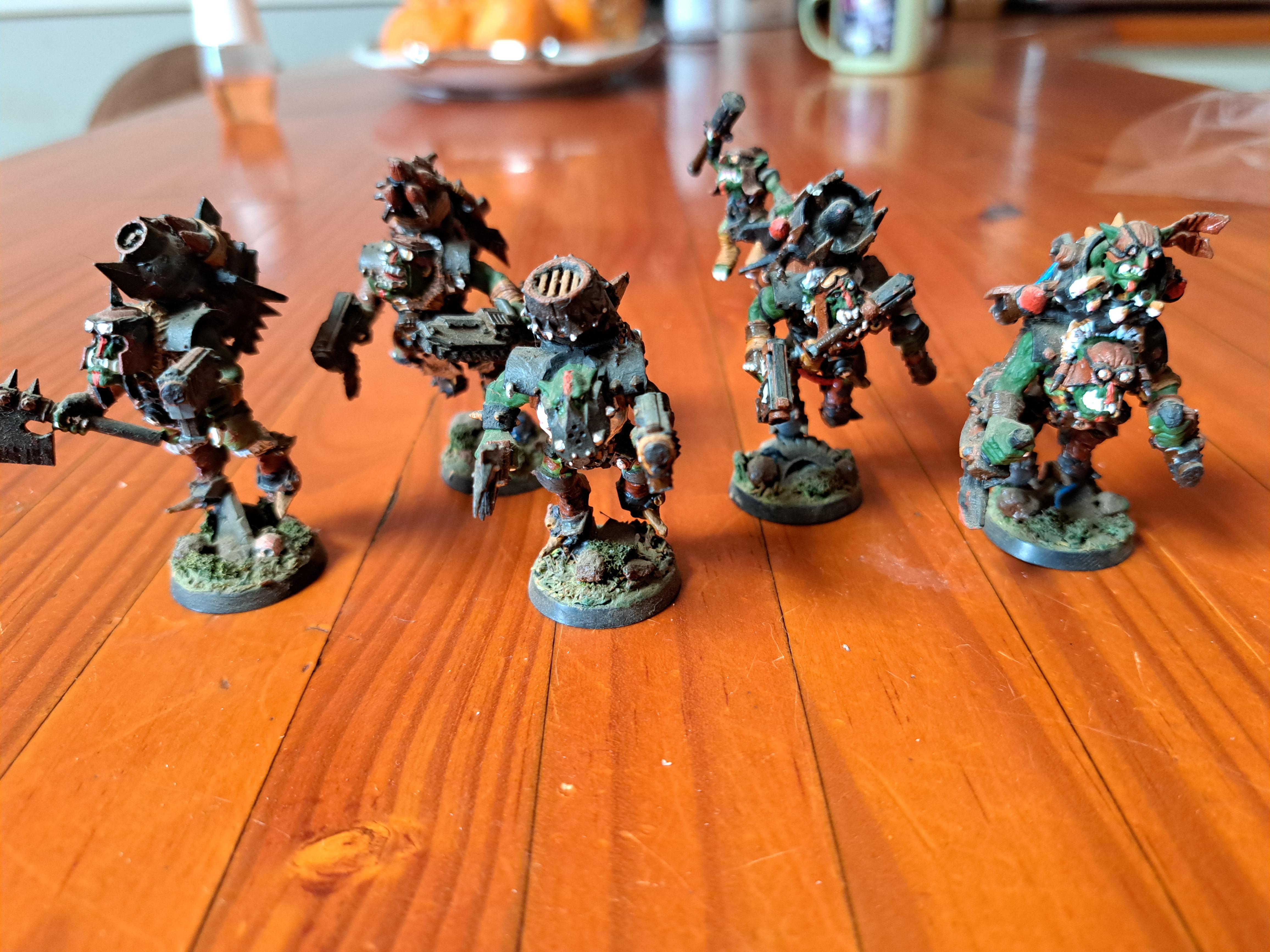#warhammer #tabletop #miniatures #models #games #orks #custommade #handpainted #south-africa #goffs #snakebites #deathskulls #ba