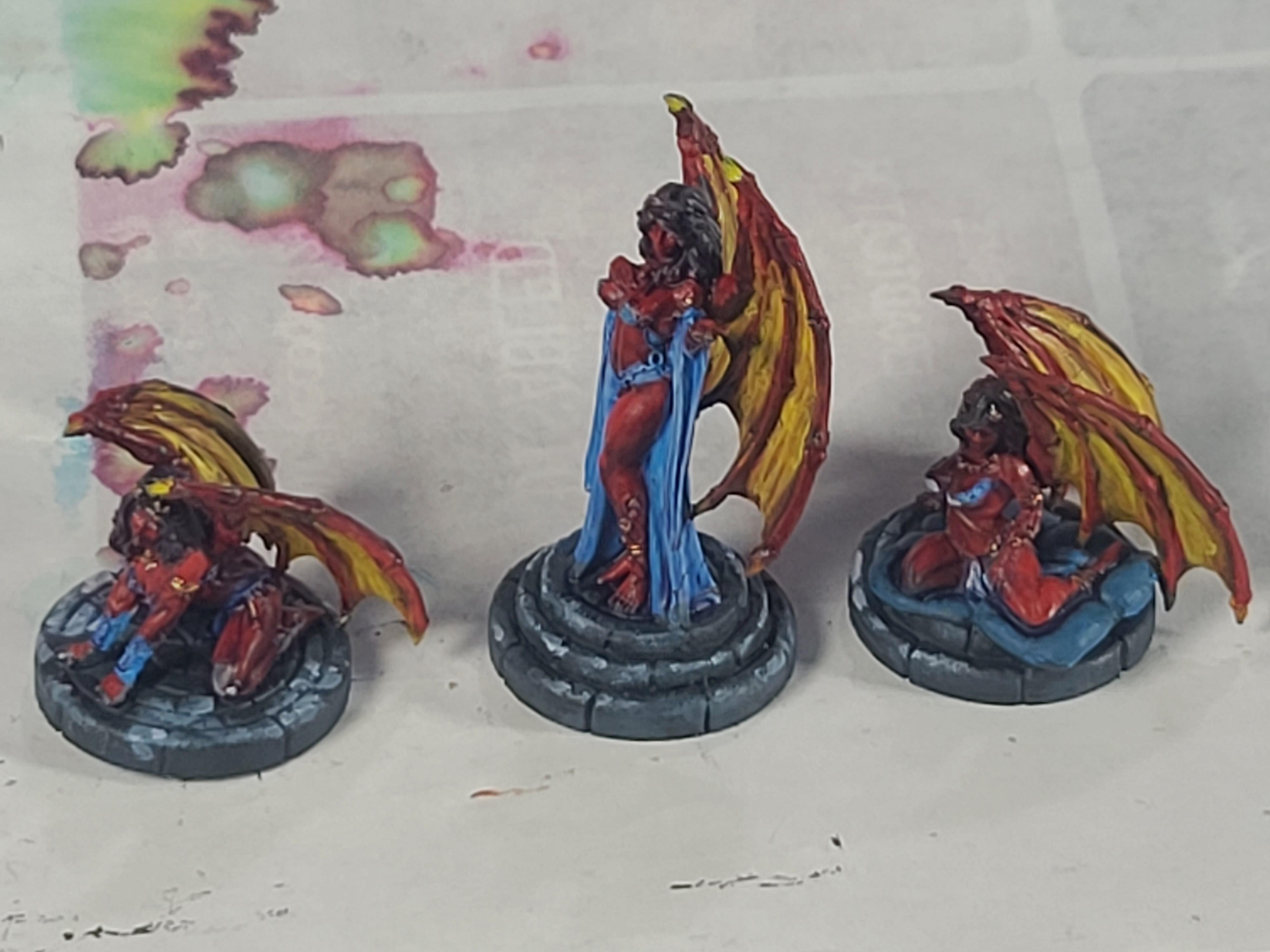 Bones, Daemons, Dungeons And Dragons, Monster, Reaper Miniatures, Succubi